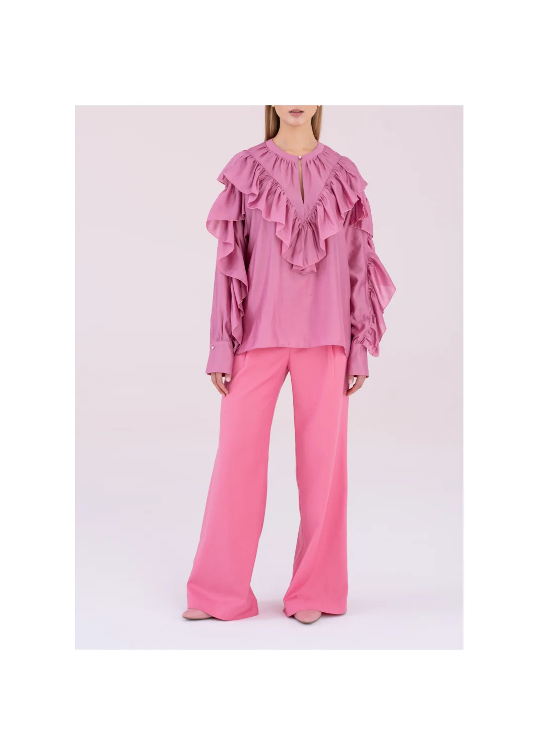 OLDROSE watermelon trousers - 188228