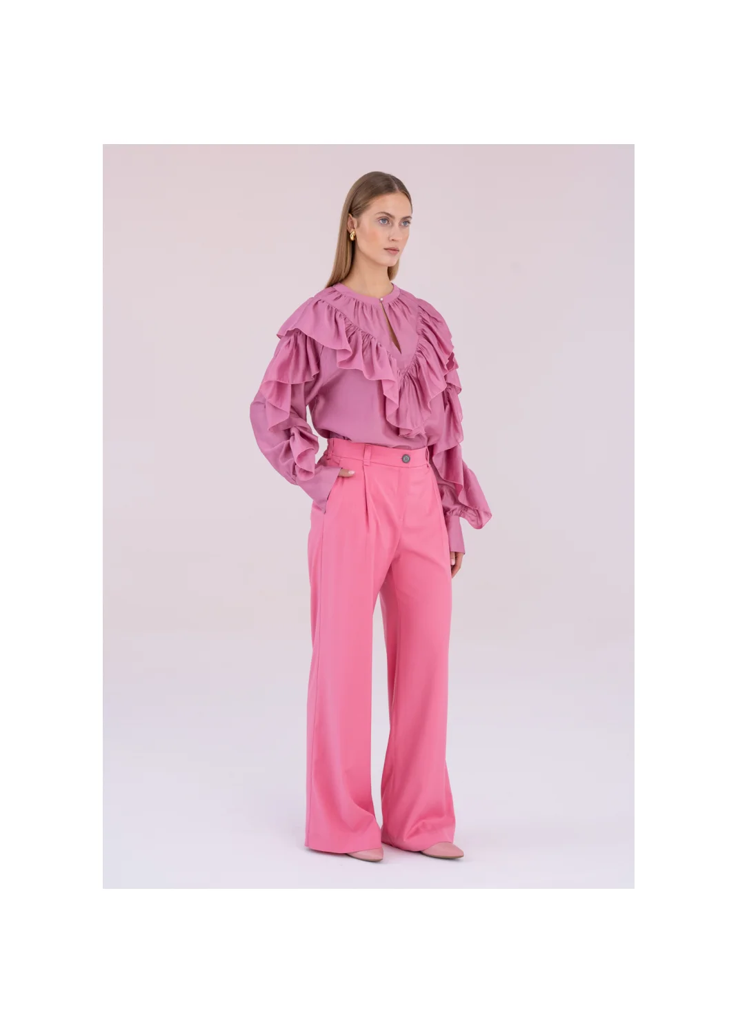 OLDROSE watermelon trousers - 188219