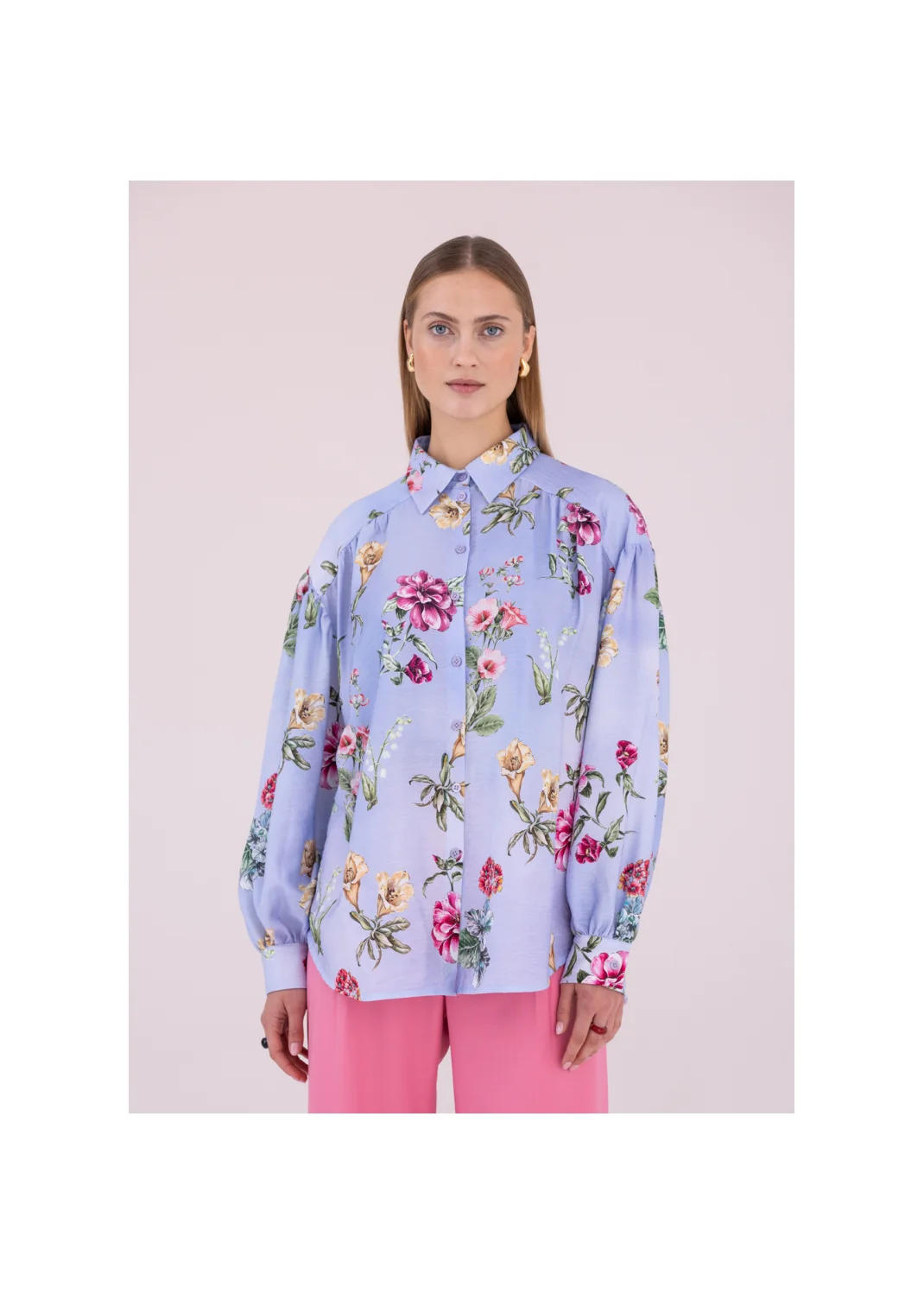 PIRYT shirt with flowers - 188968