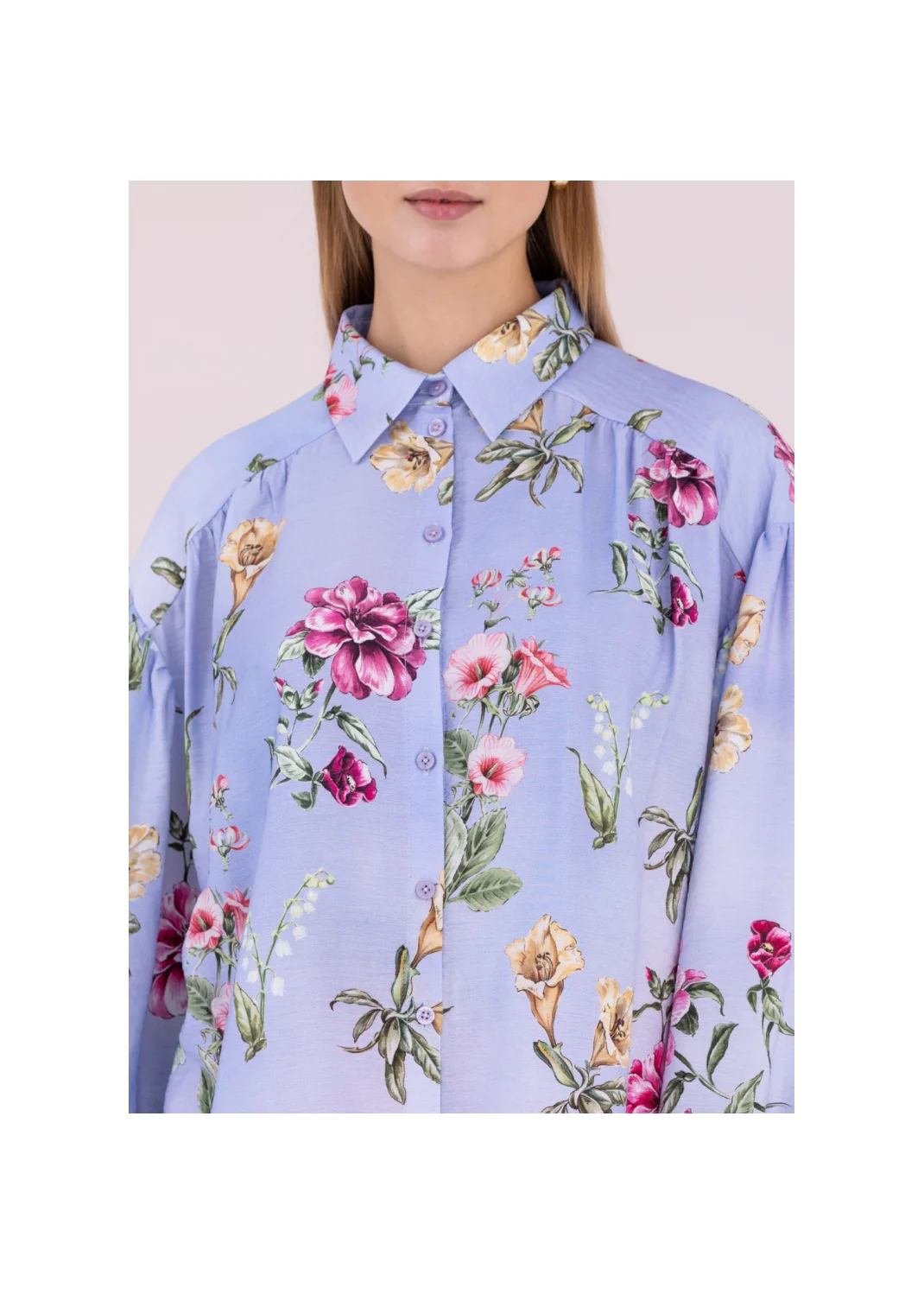 PIRYT shirt with flowers - 188969