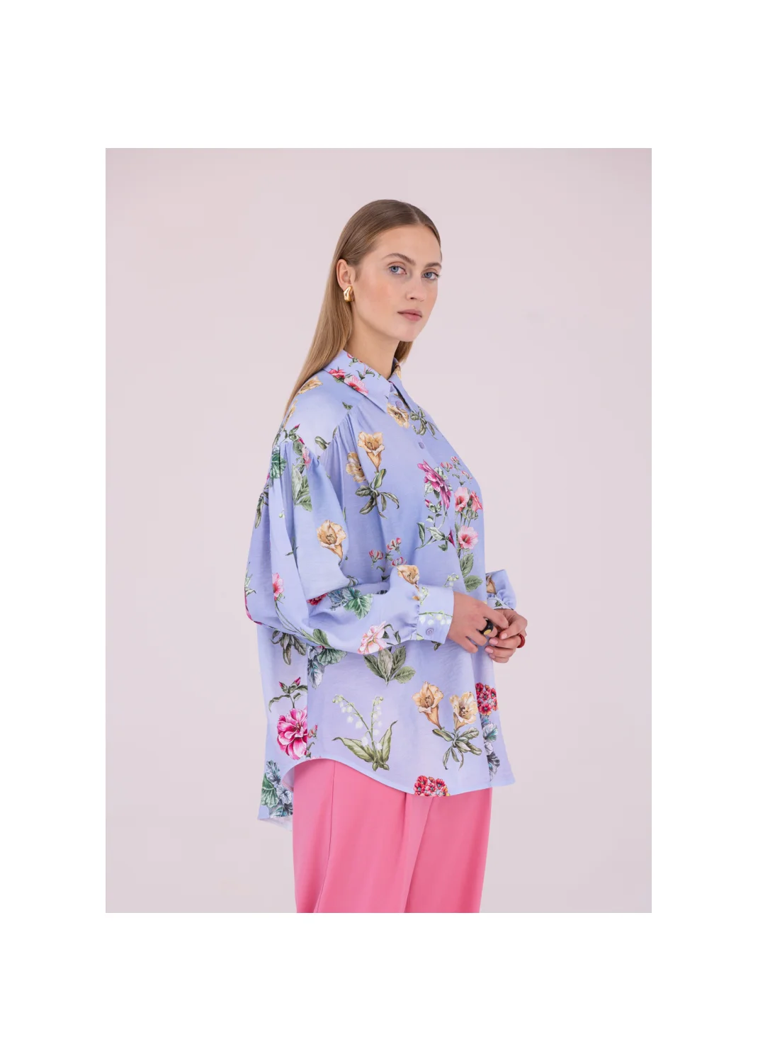 PIRYT shirt with flowers - 188970