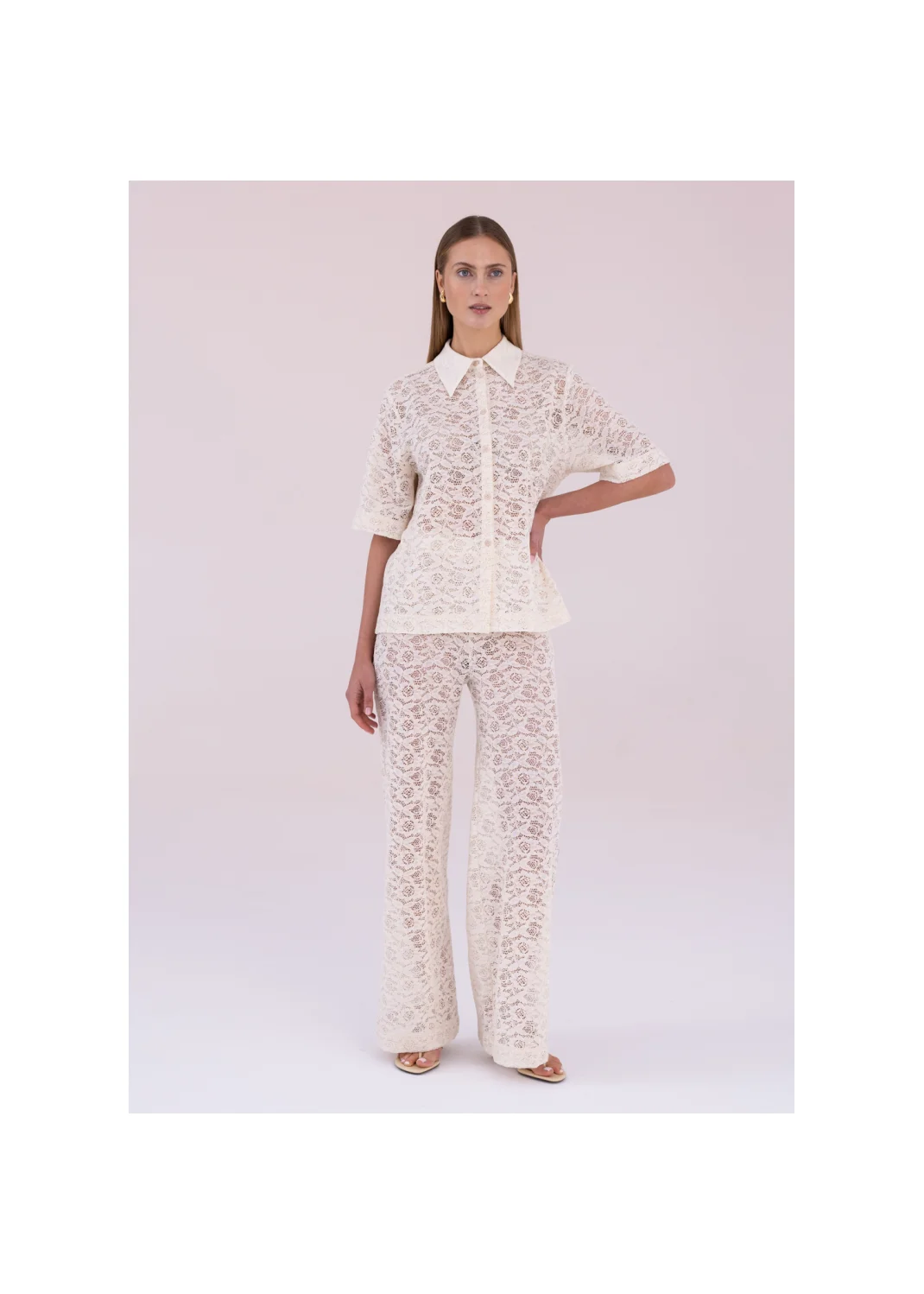 ANGELIT beige trousers - 188763