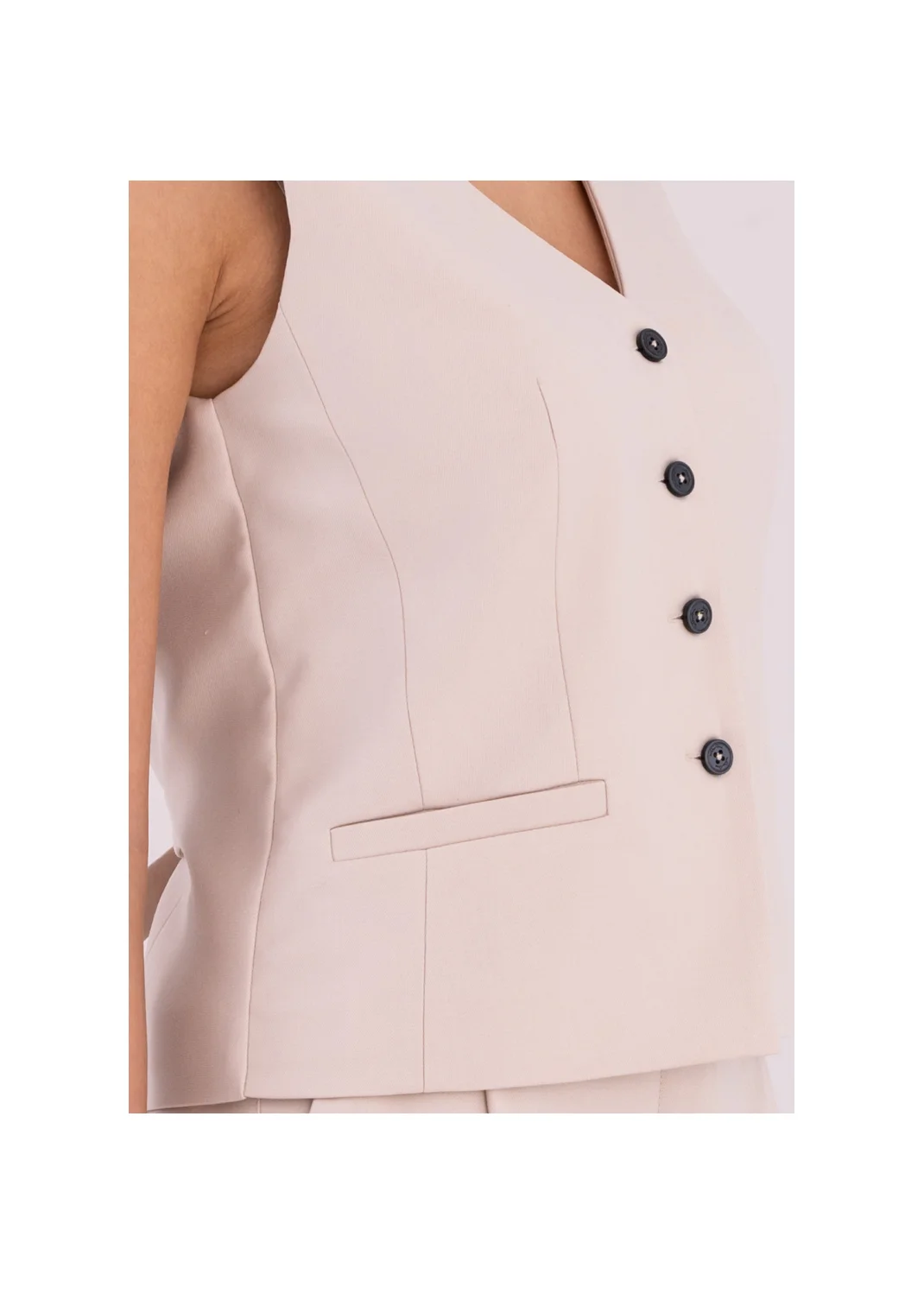  OLDROSE vest beige - 189008