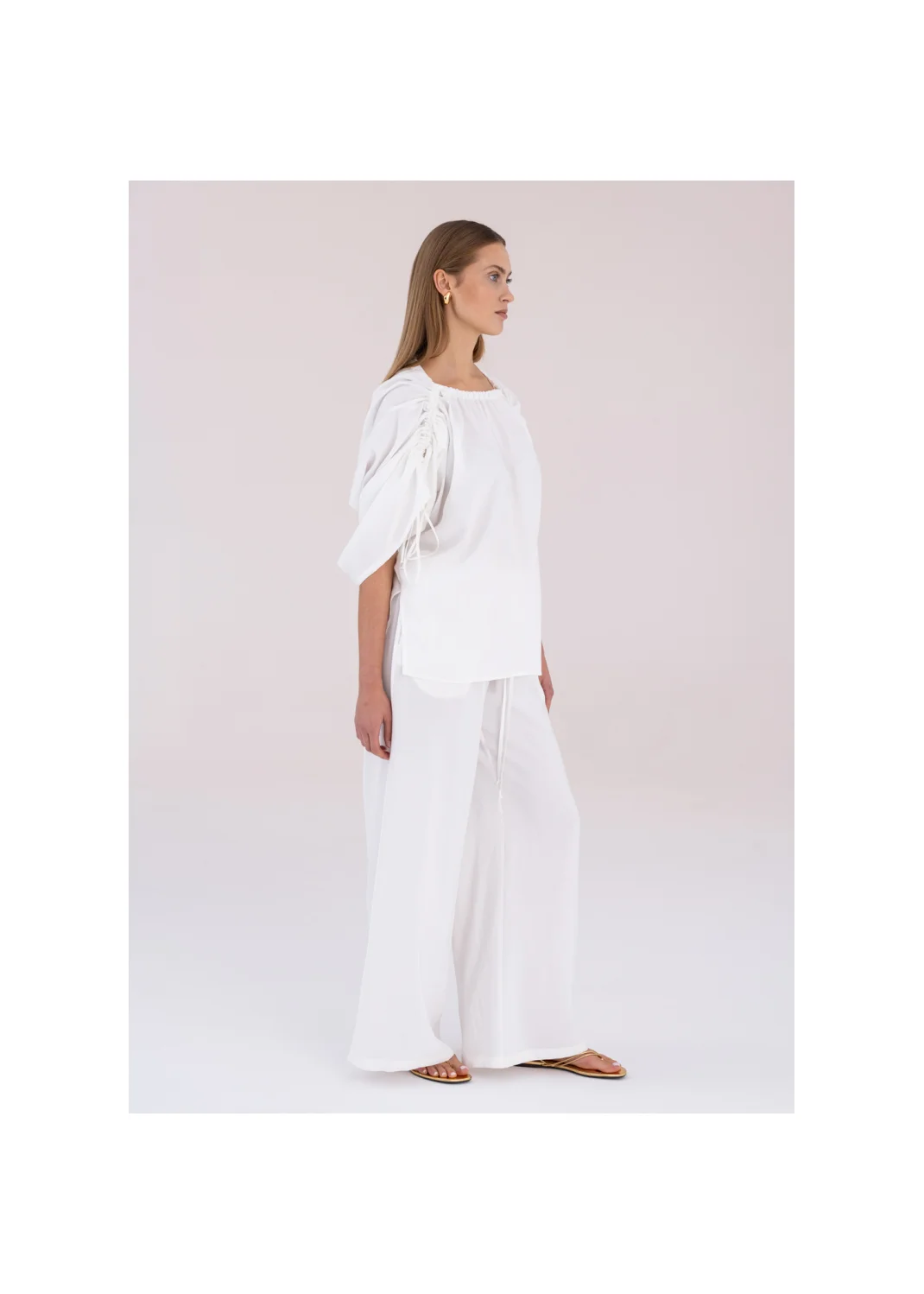  IDRA ecru trousers - 189070