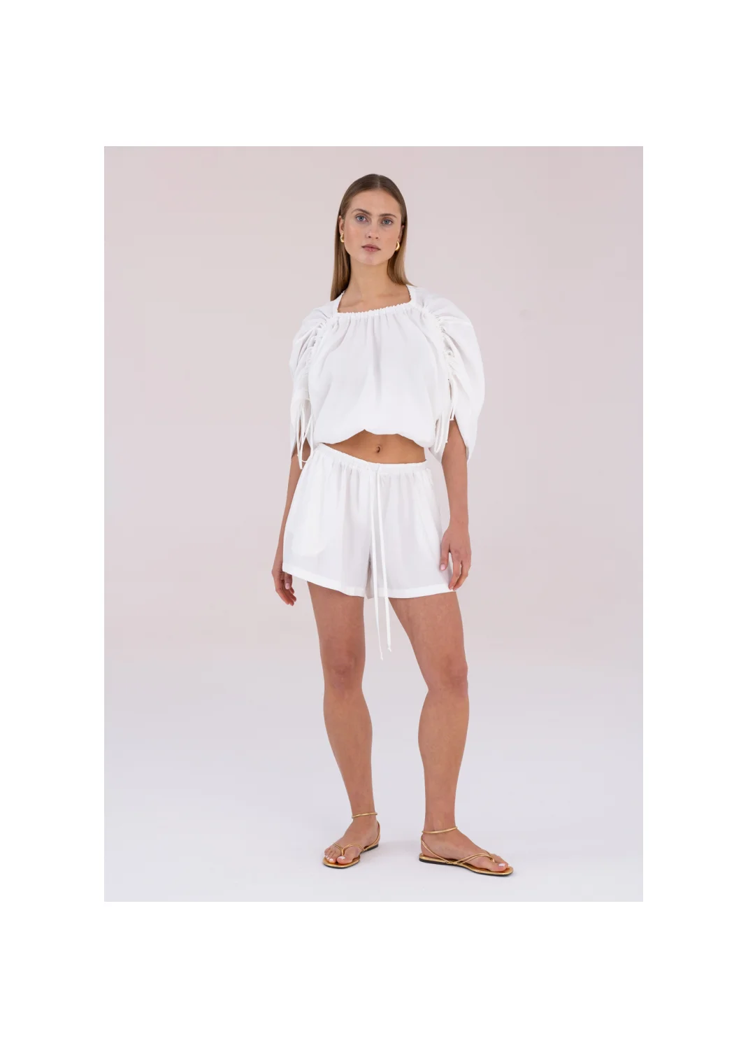  IDRA ecru shorts - 188890