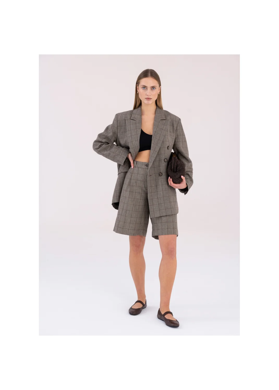 CLEO checkered jacket - 188708
