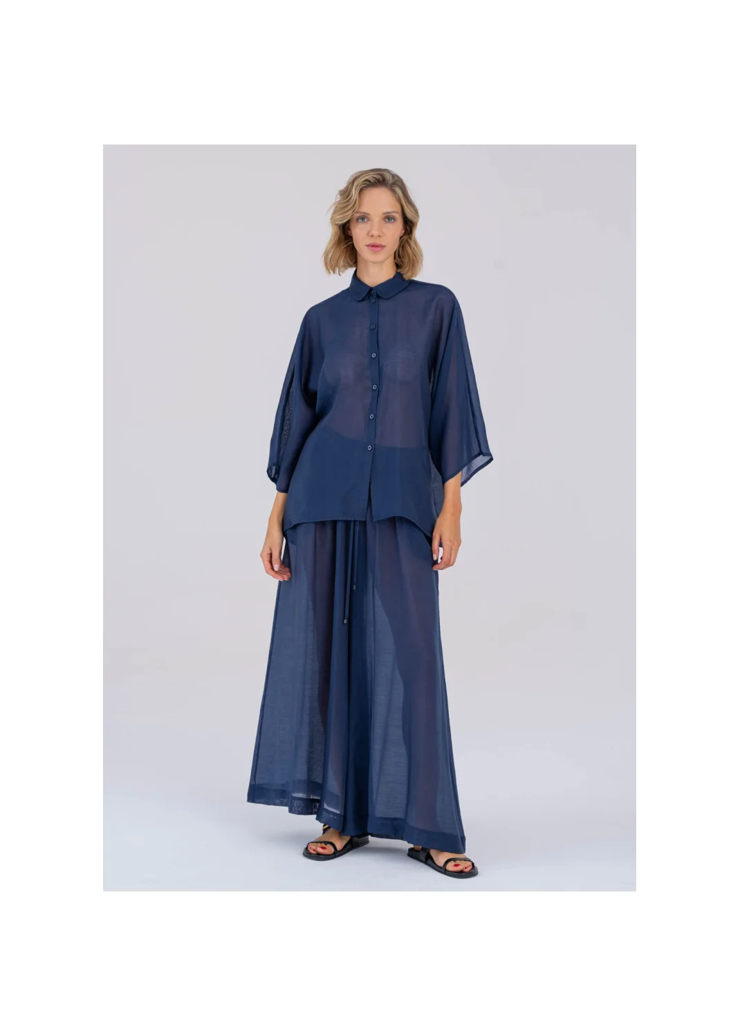 MUSE trousers navy blue - 195427