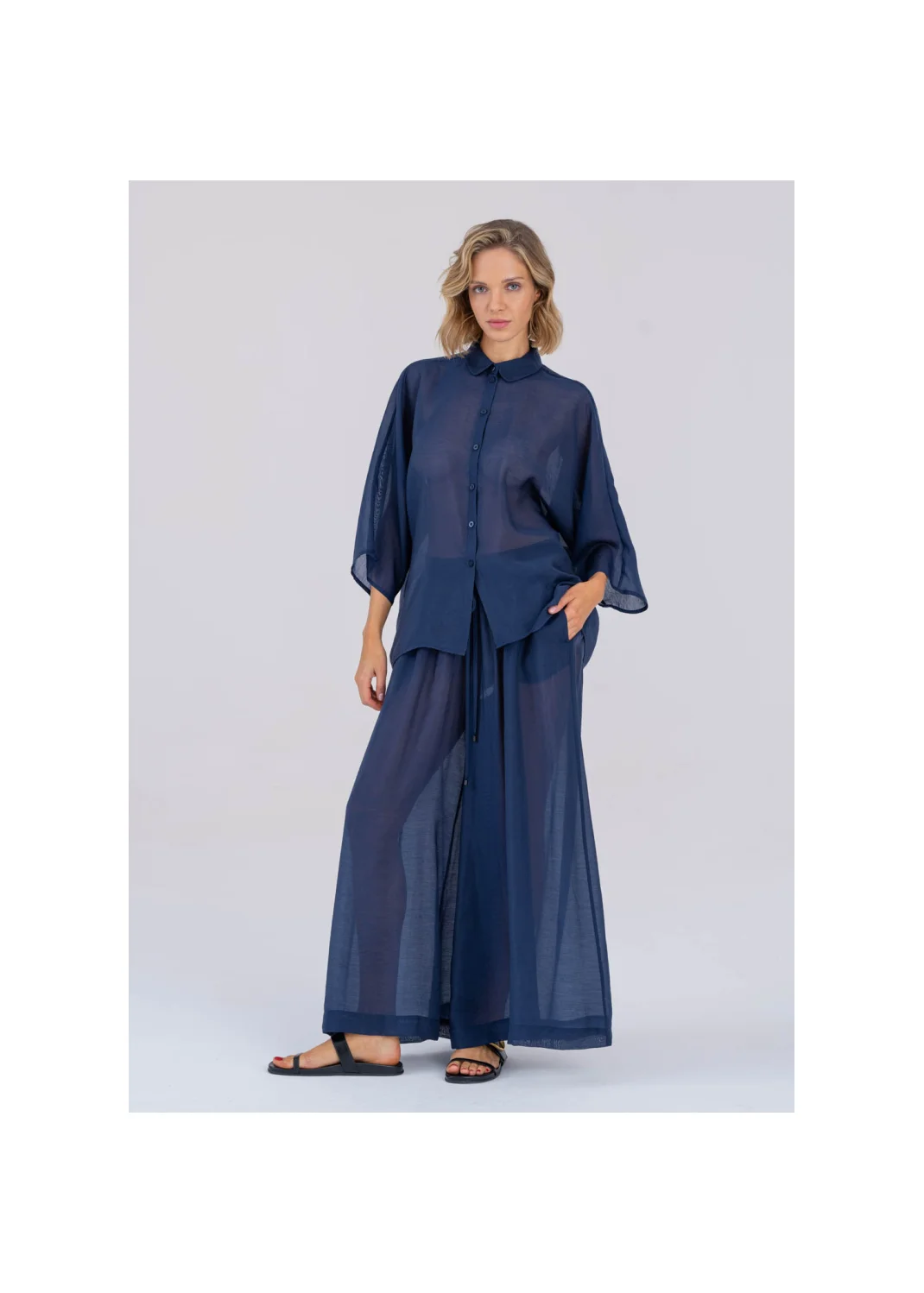 MUSE trousers navy blue - 195428