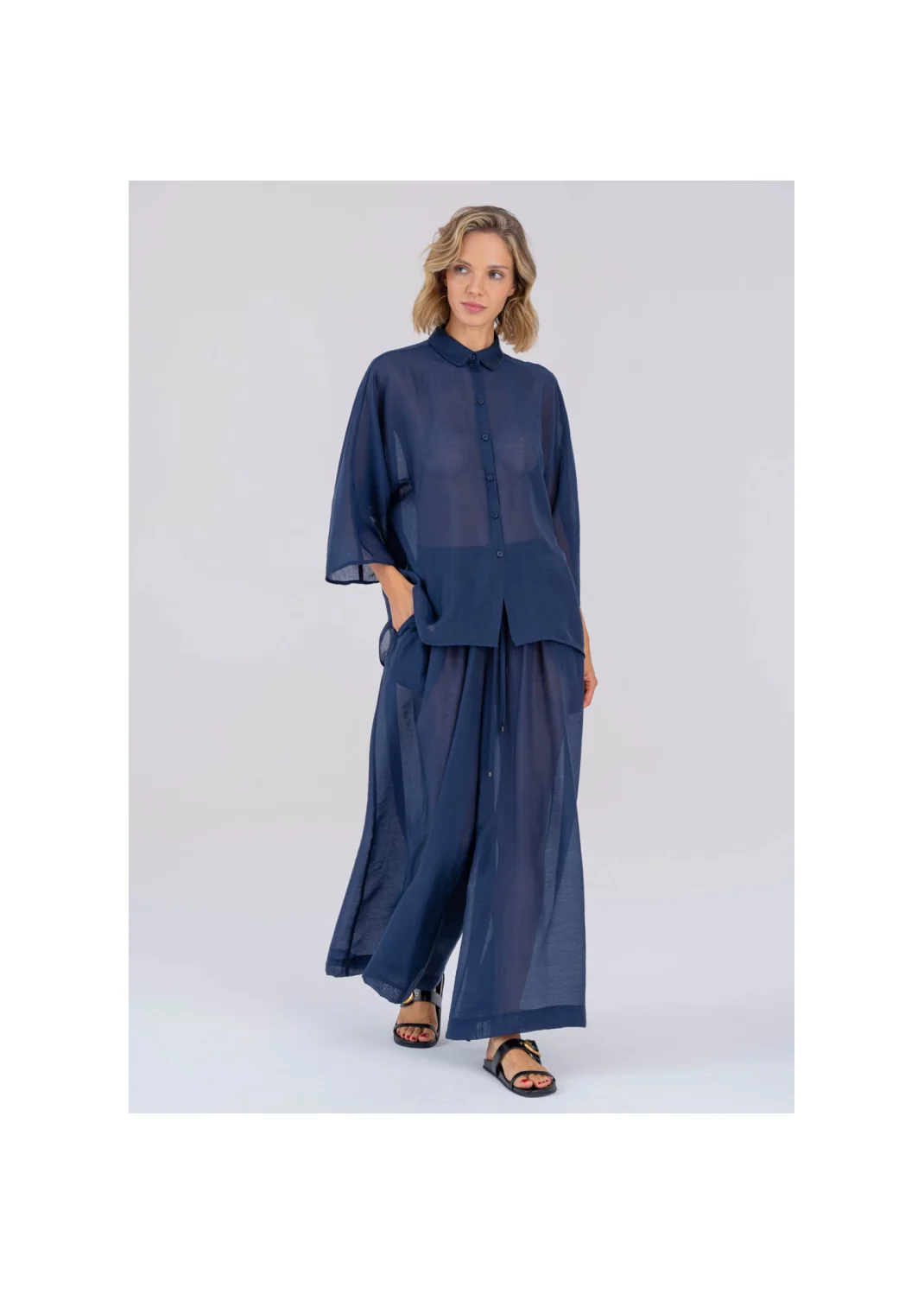 MUSE trousers navy blue - 195429
