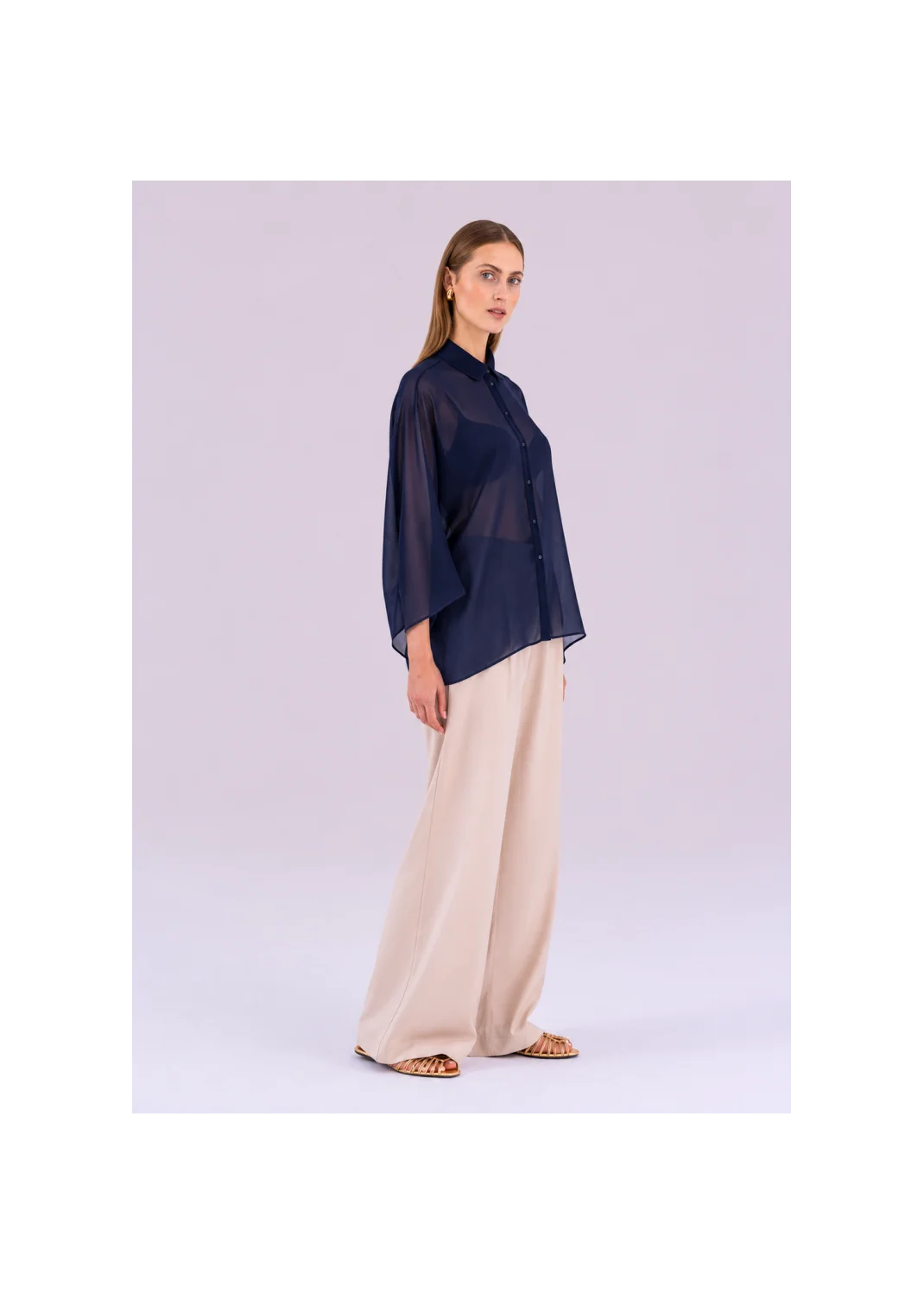 MUSE navy blue shirt - 193006