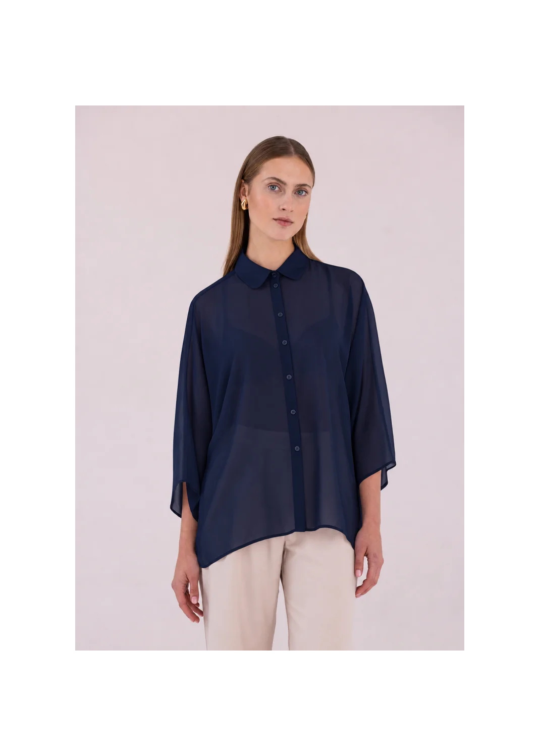 MUSE navy blue shirt - 193007