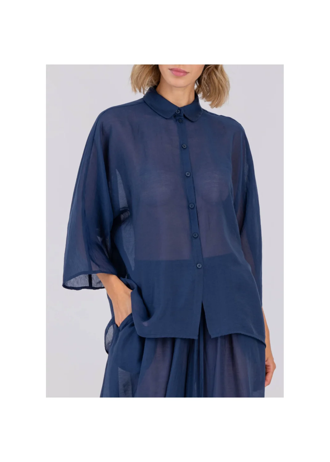 MUSE navy blue shirt - 195414