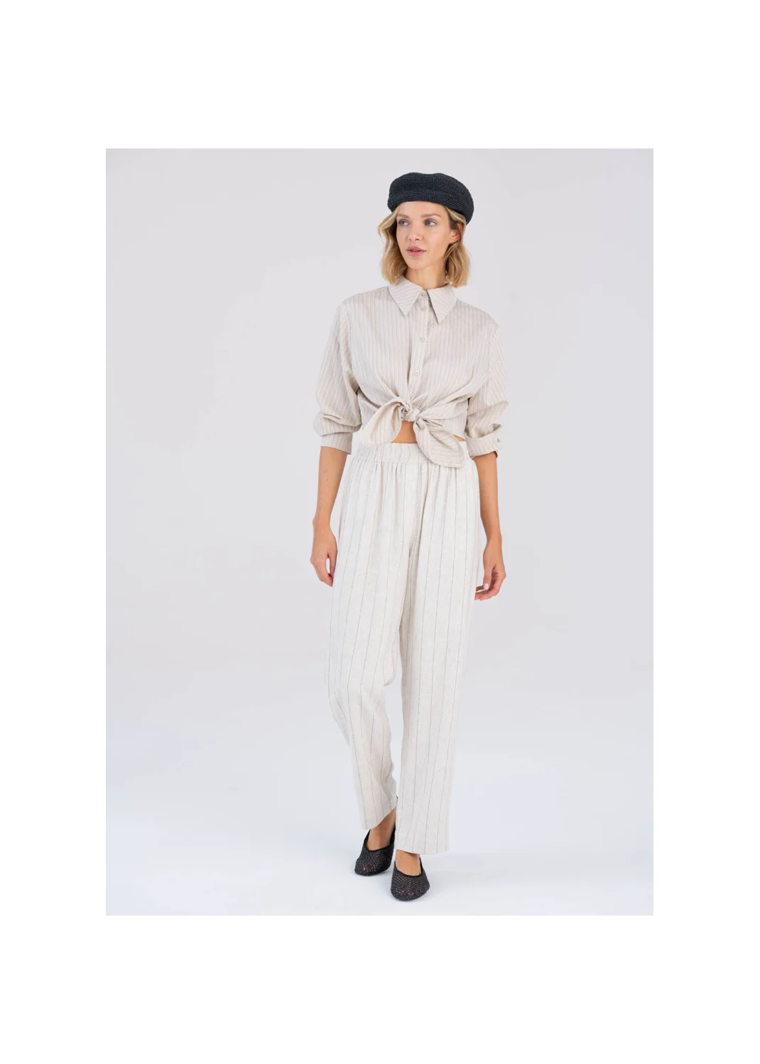 PORTO striped trousers - 194593