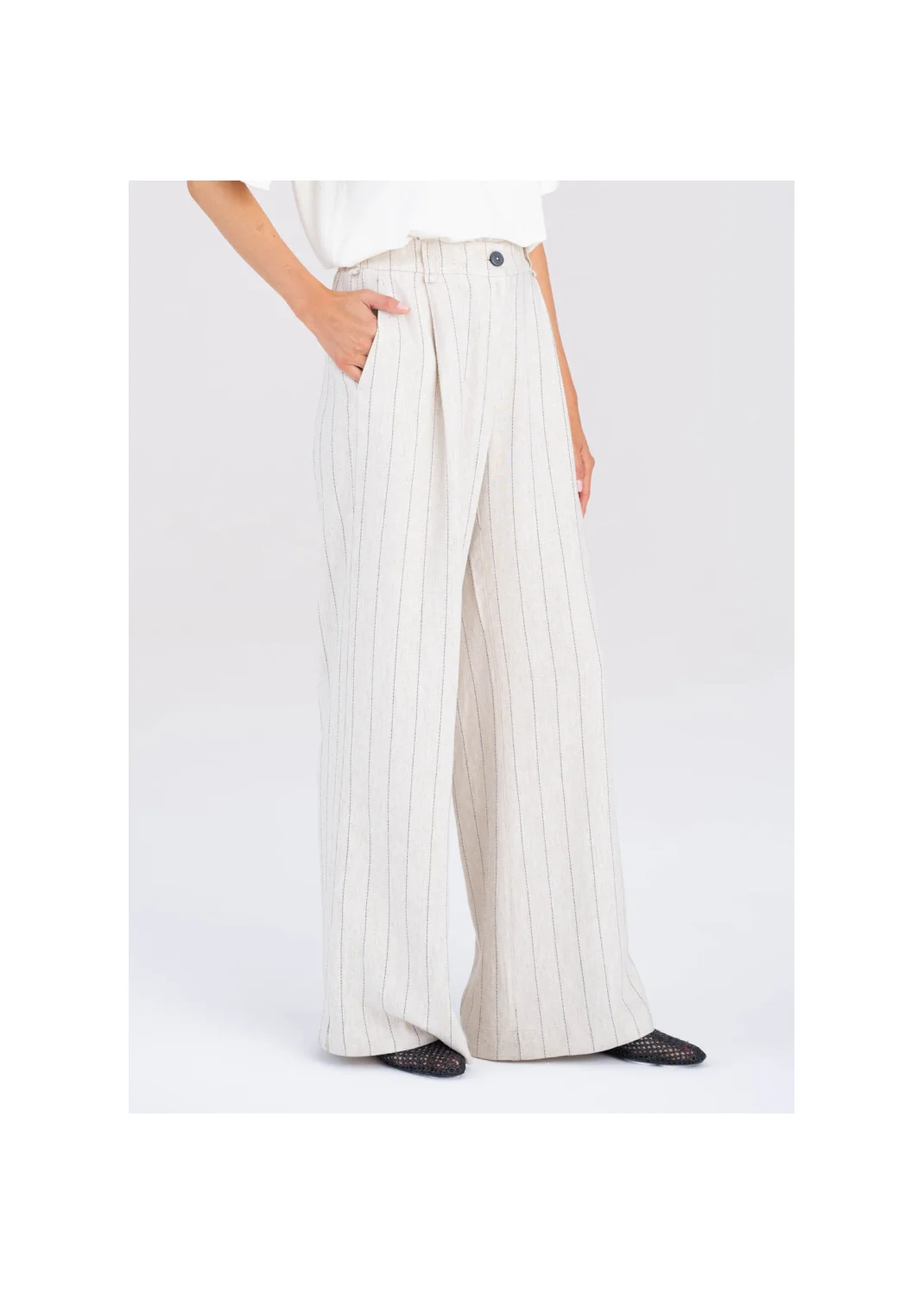 MARAPII striped trousers - 194787