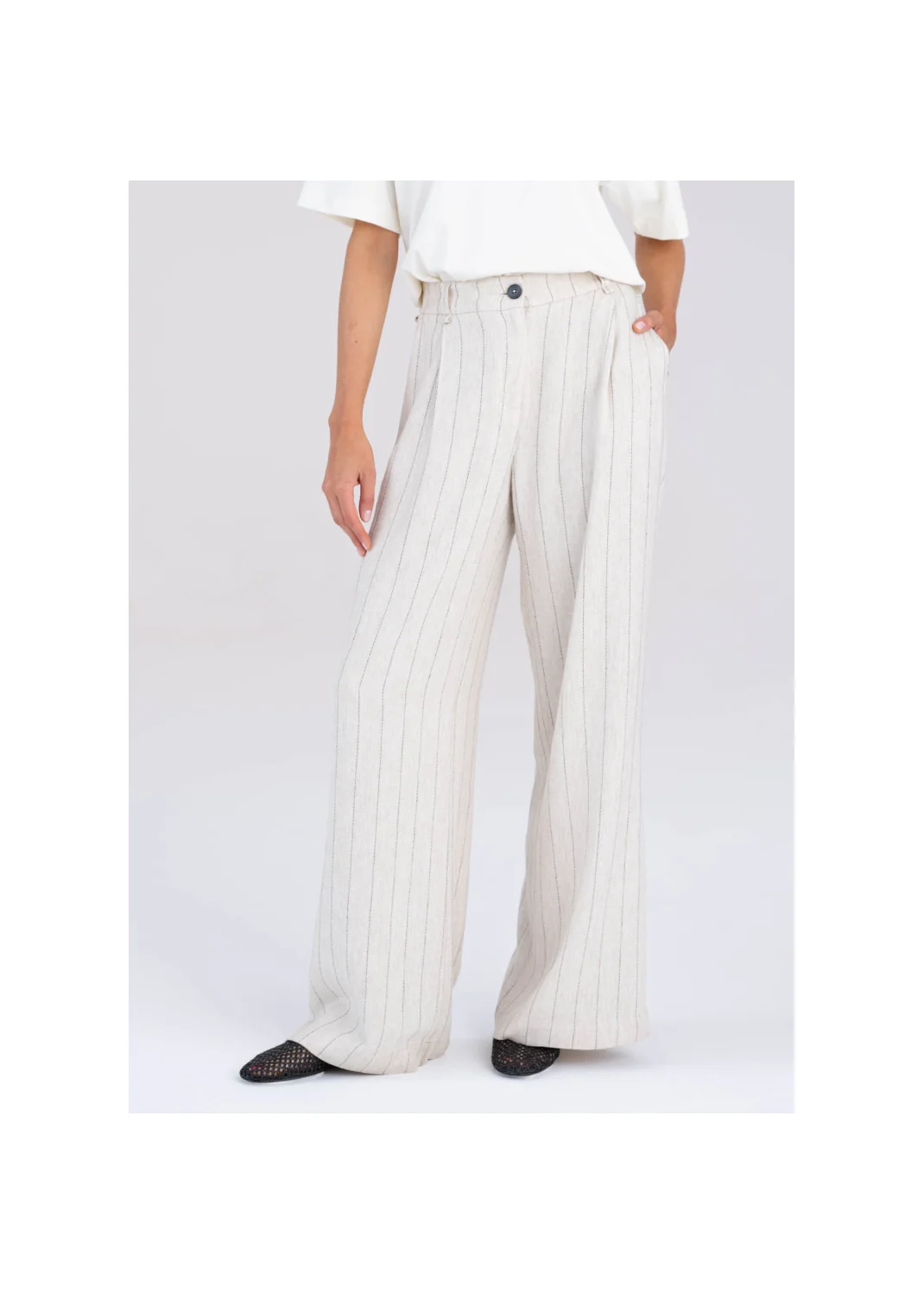 MARAPII striped trousers - 194793