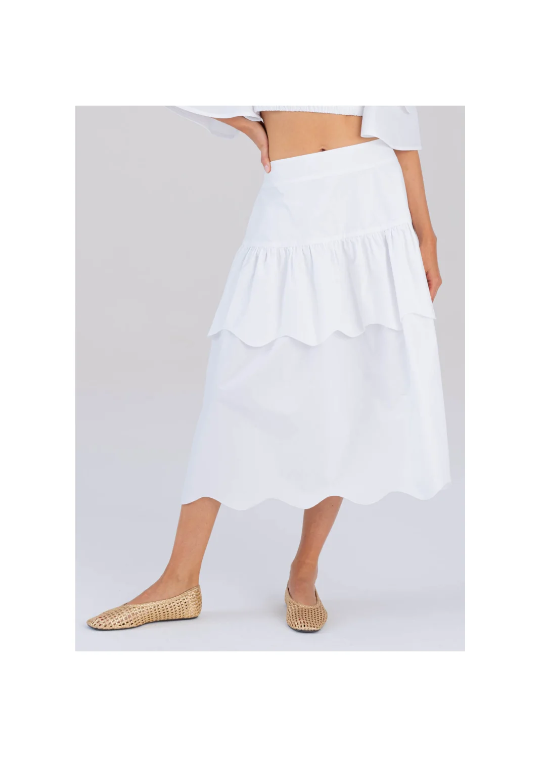  PUEBLA midi skirt - 194674