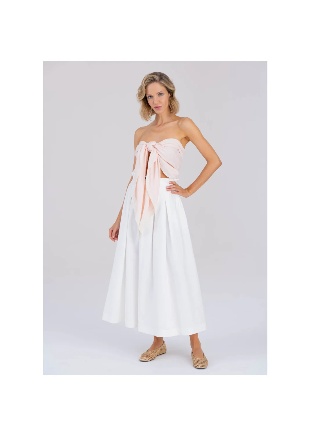ANISE ecru skirt - 194314
