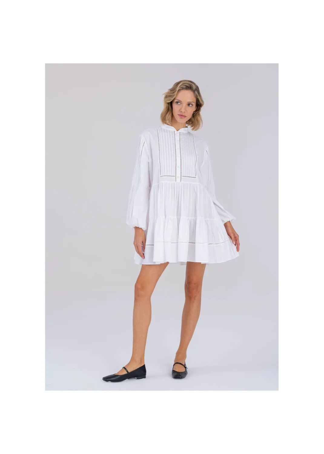 Dress FLORES white - 194079