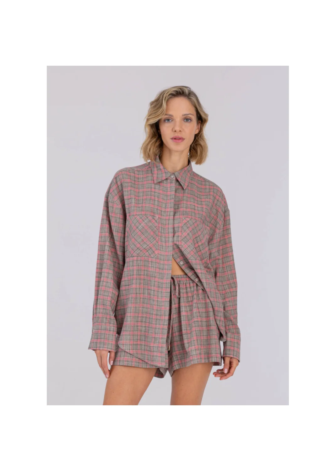 TALO plaid shorts - 196097