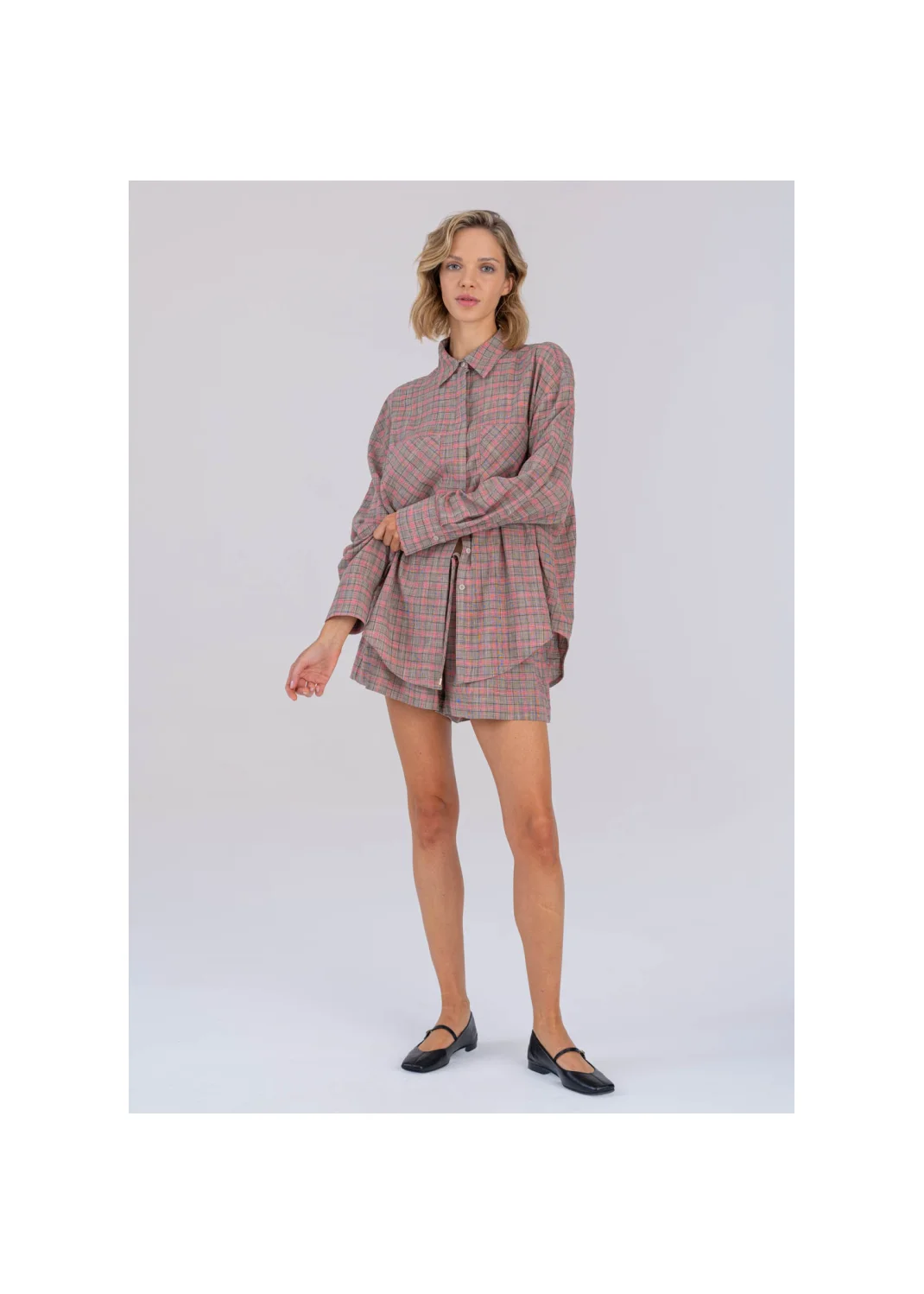 TALO plaid shorts - 196098