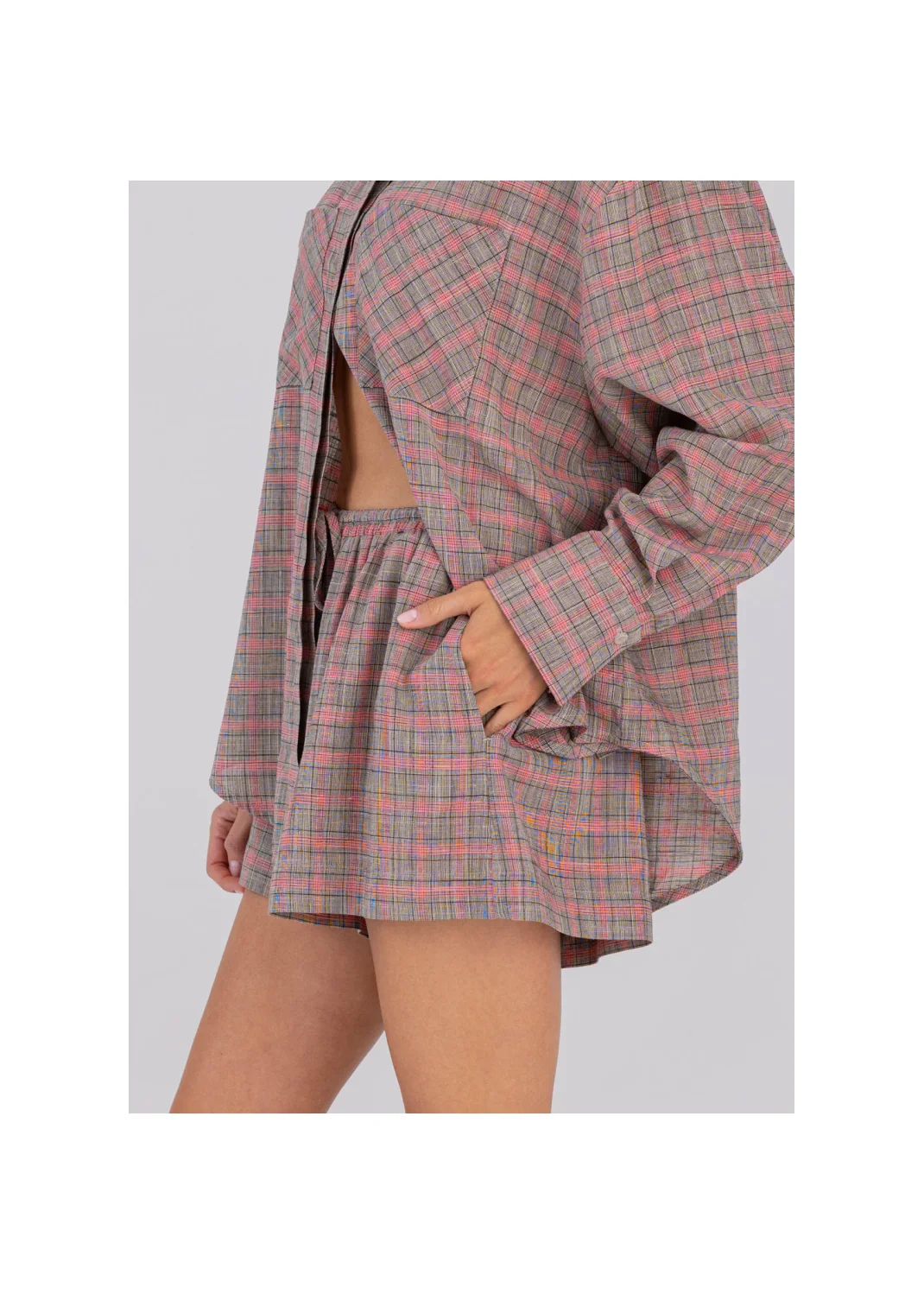 TALO plaid shorts - 196100