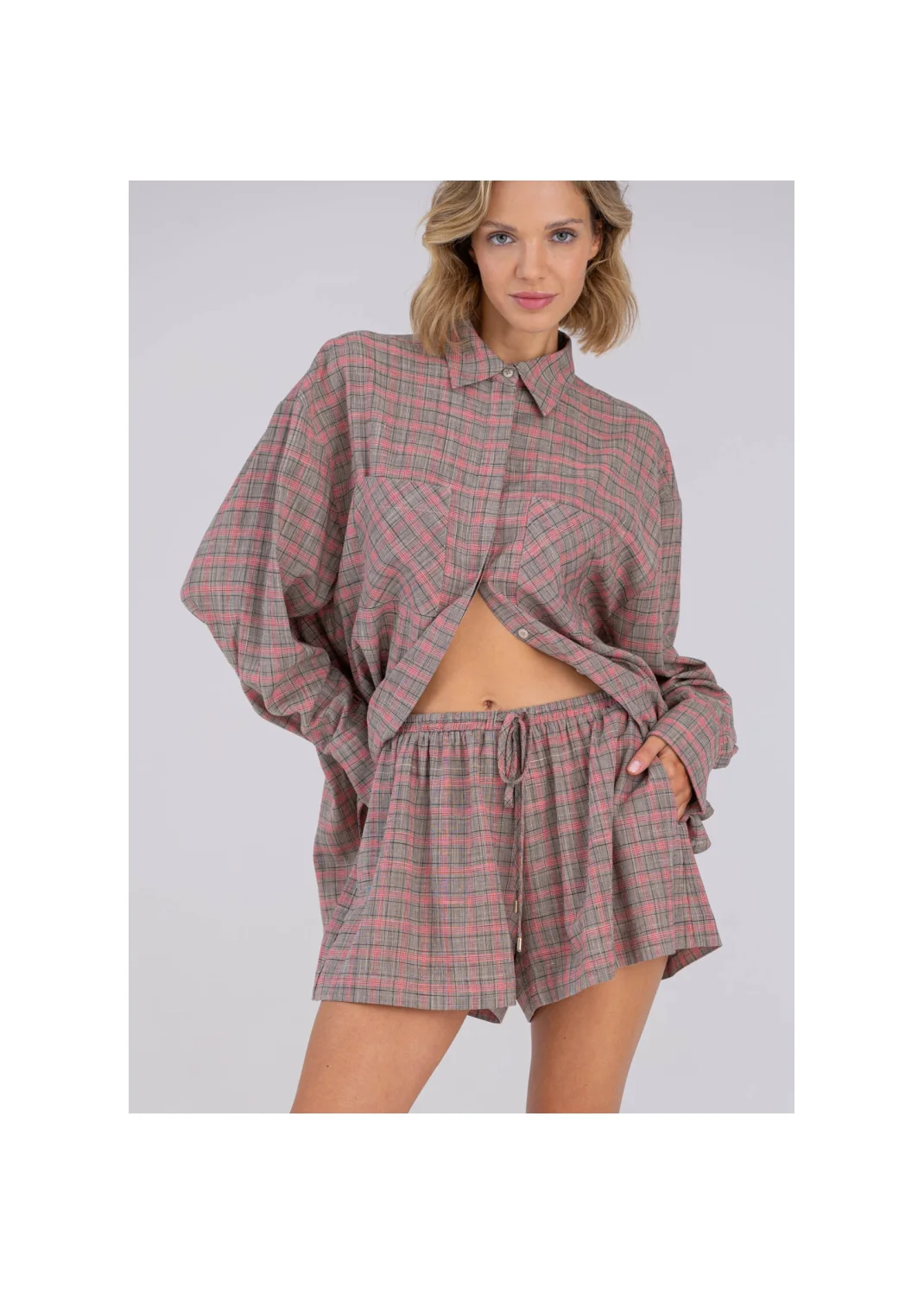 TALO plaid shorts - 196101
