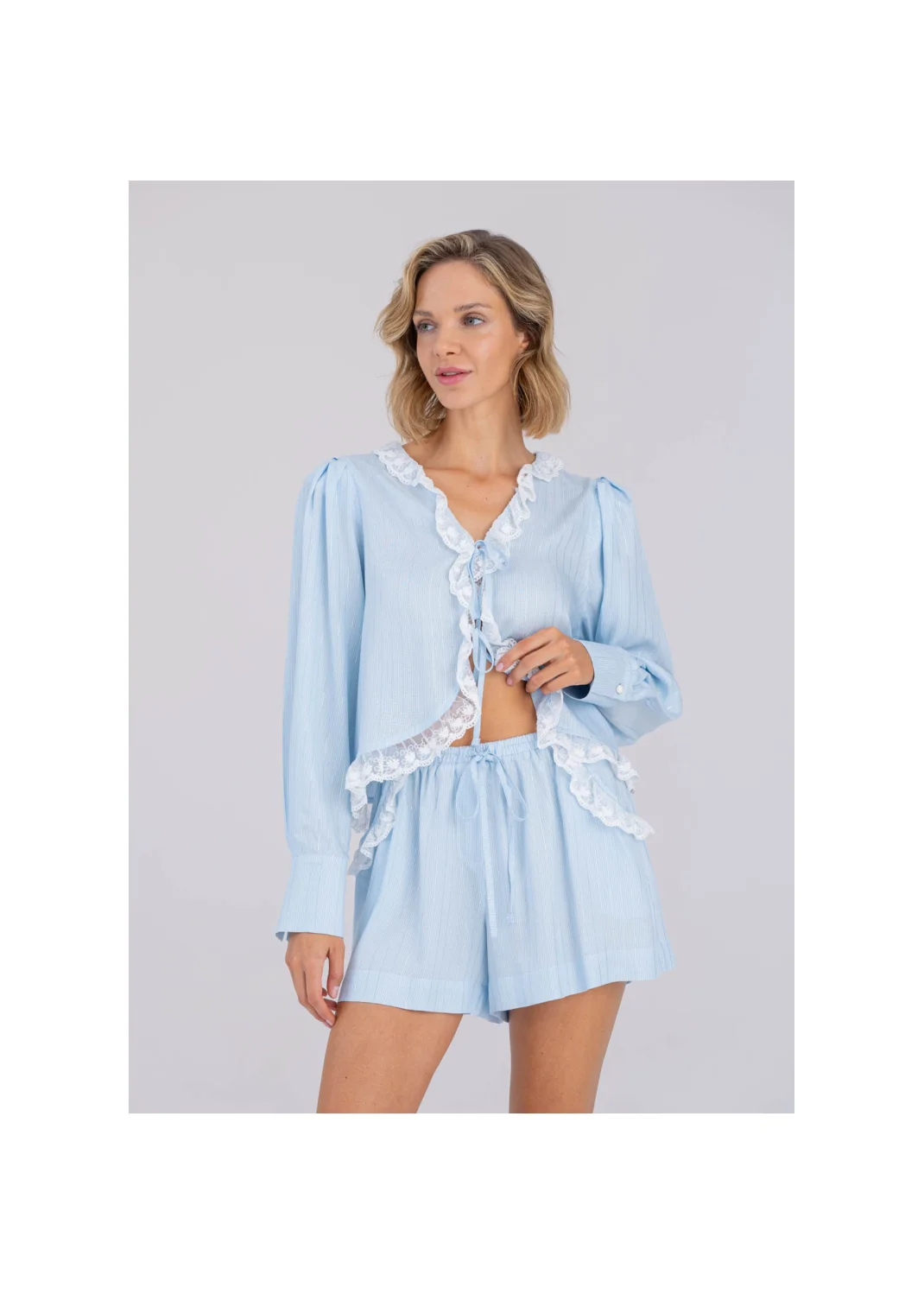 FERN blouse blue - 196200