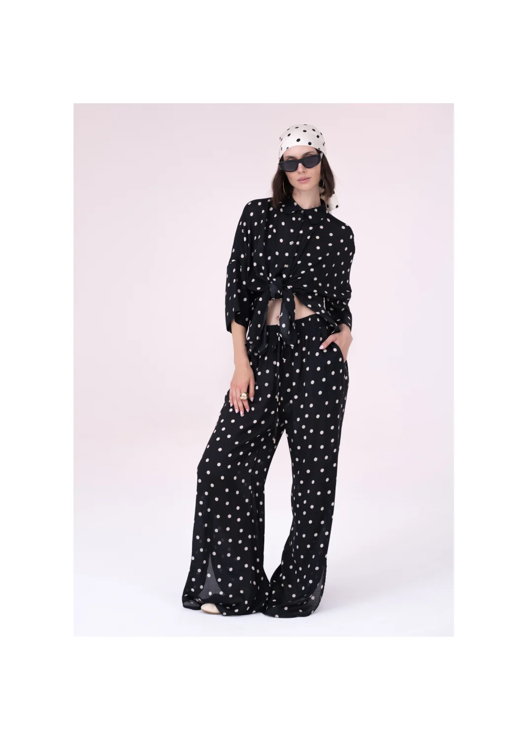 Pants MOON polka dot - 196225