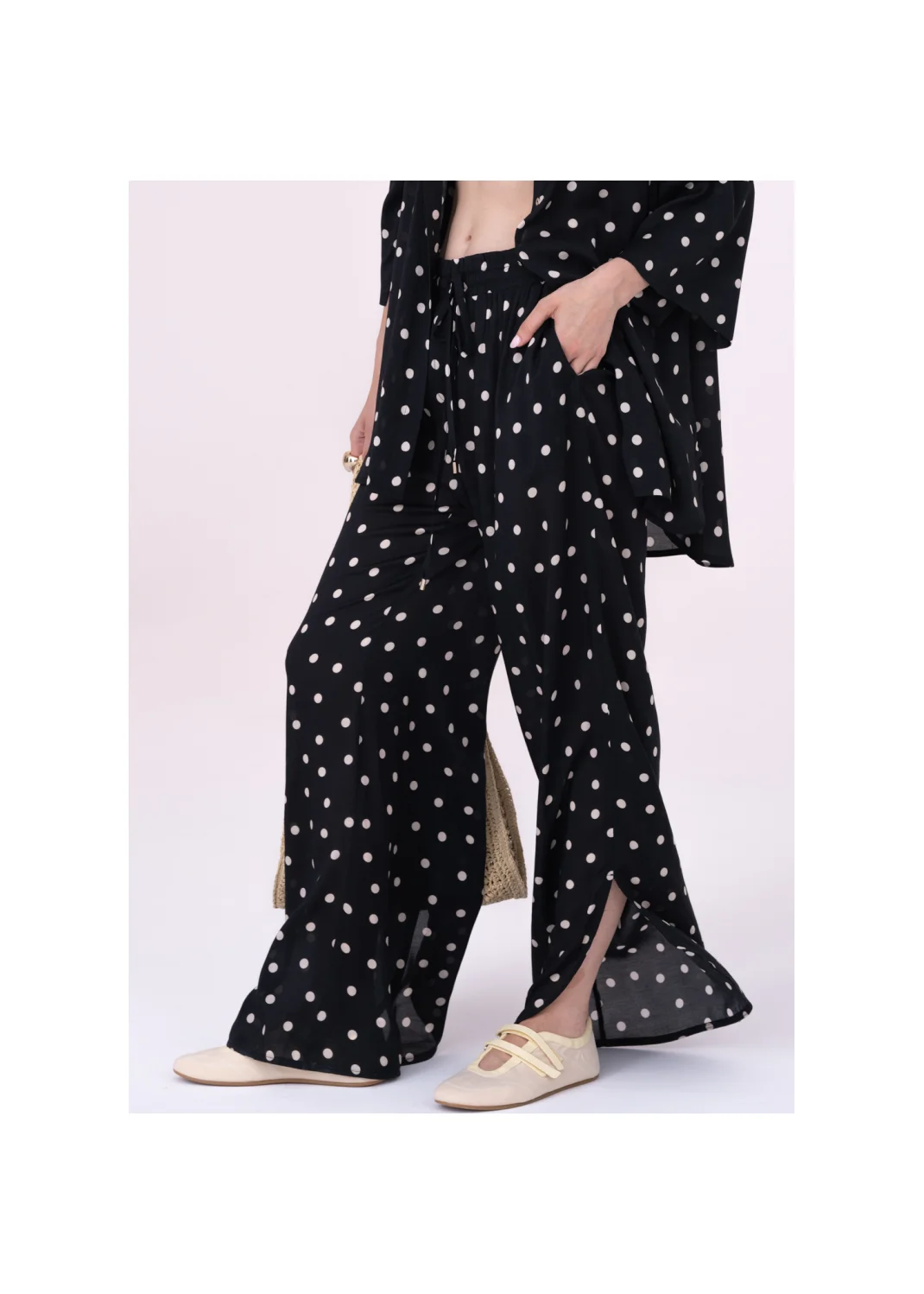Pants MOON polka dot - 196227