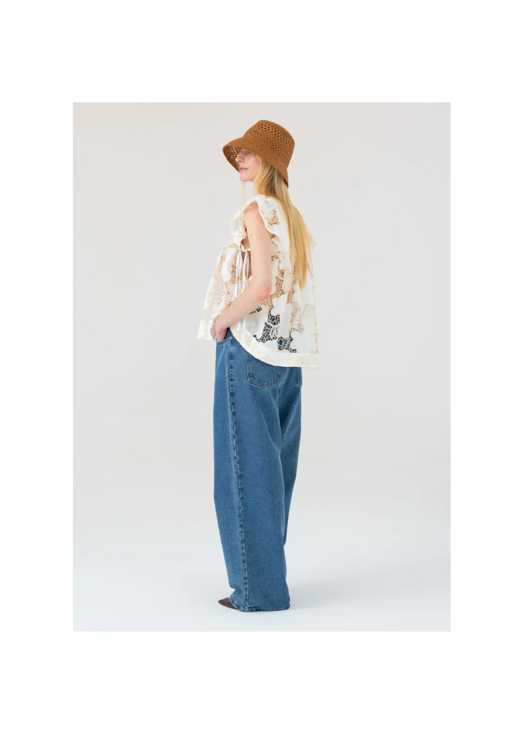 ELARA ecru blouse - 199233