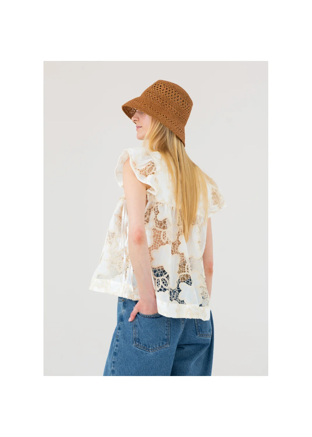 ELARA ecru blouse - 199235