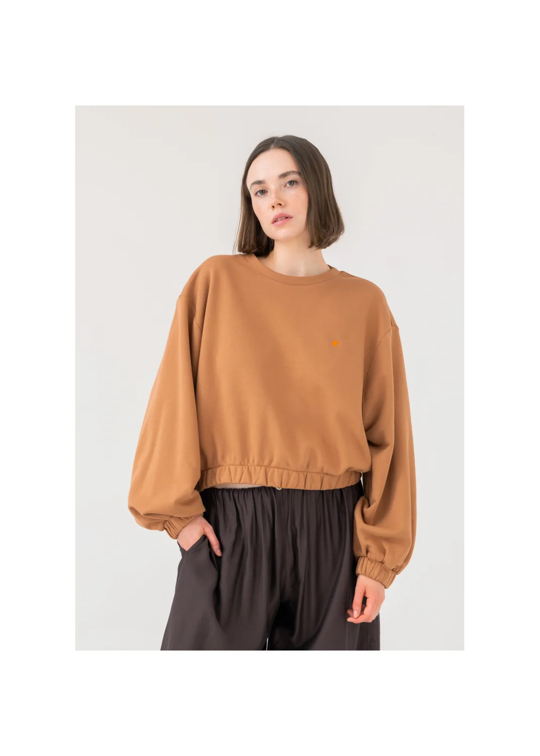 PEARL sweatshirt carmel - 203732