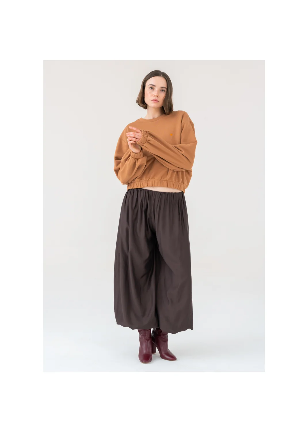 PEARL sweatshirt carmel - 203734