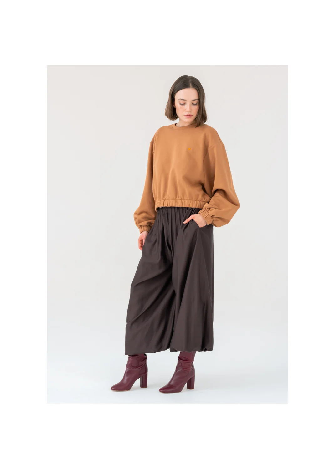 PEARL sweatshirt carmel - 203735