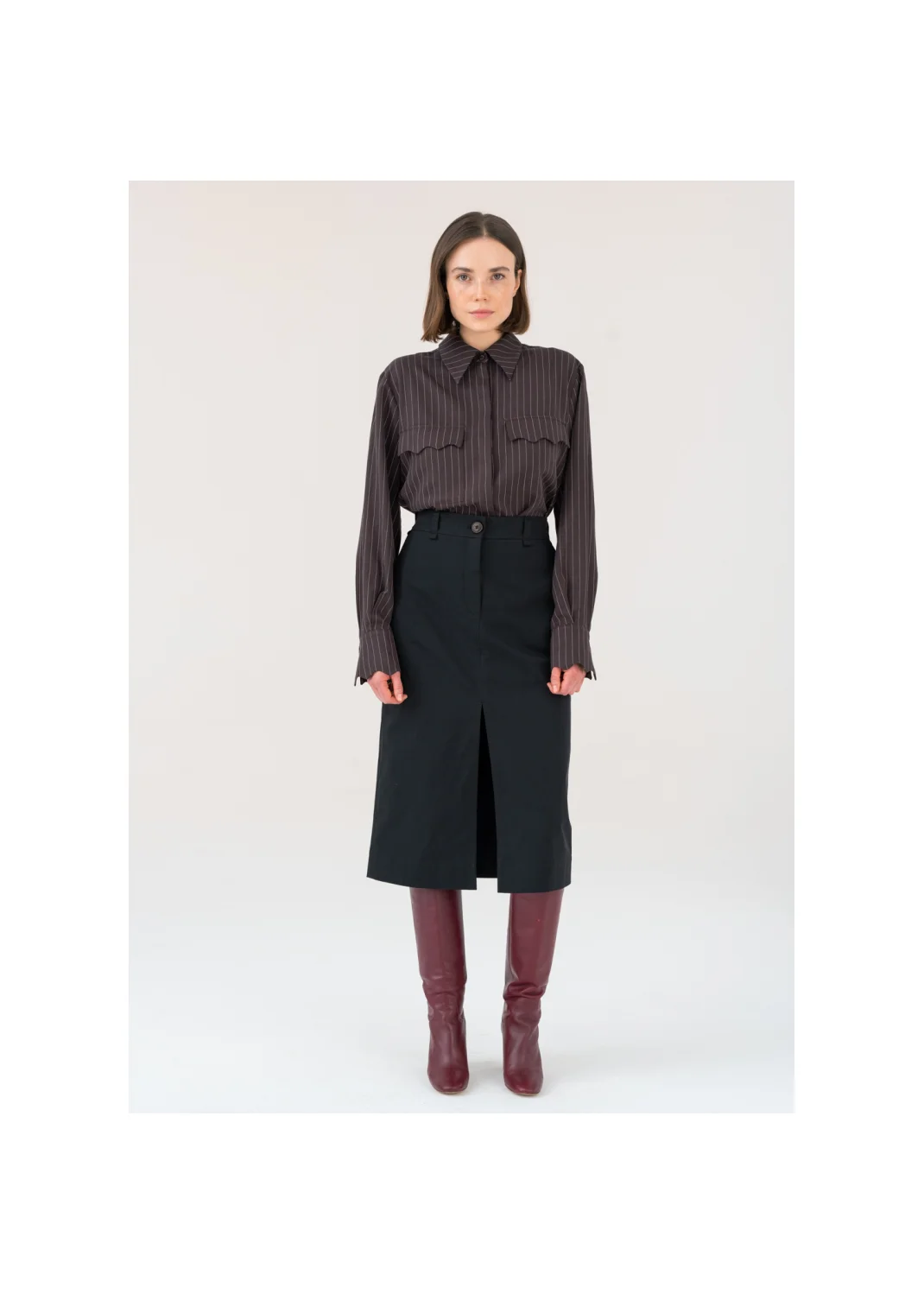 CLOUD black skirt - 206727