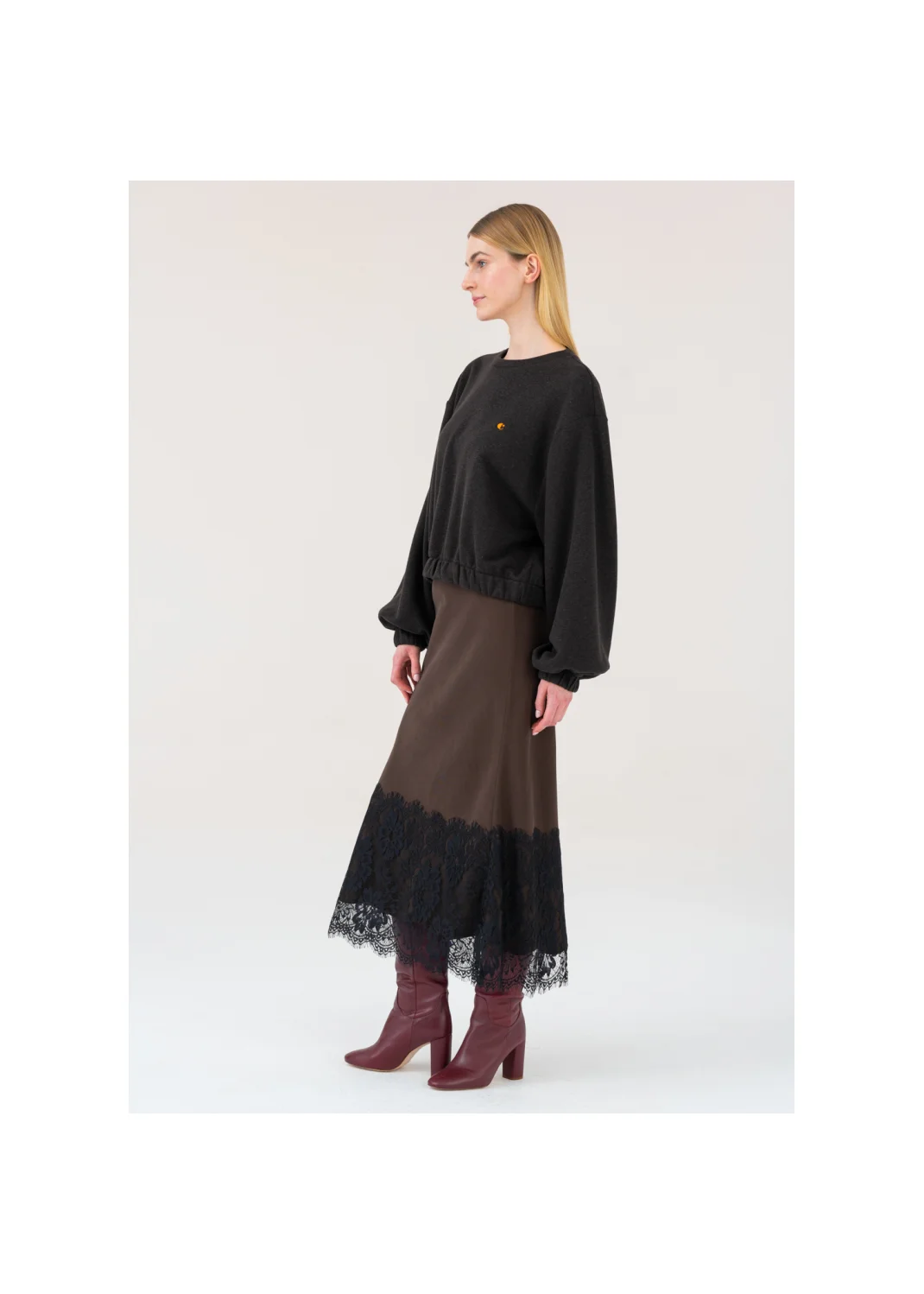 PEARL sweatshirt truffle - 207445