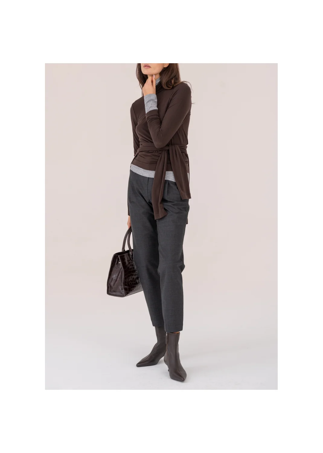 GIANNI graphite trousers - 209820