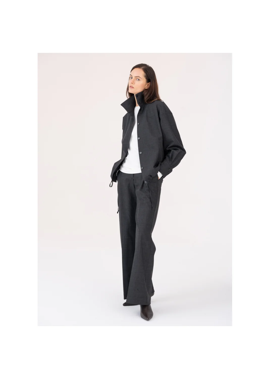 MANUELA graphite bomber jacket  - 209723