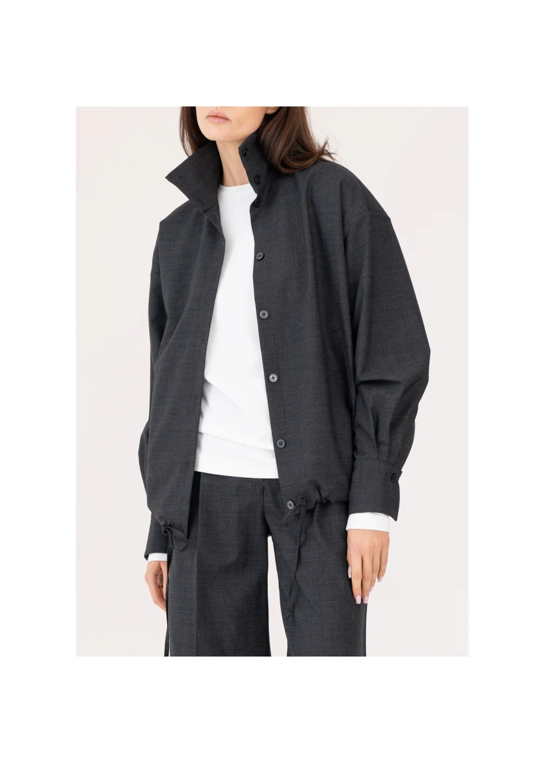 MANUELA graphite bomber jacket  - 209724