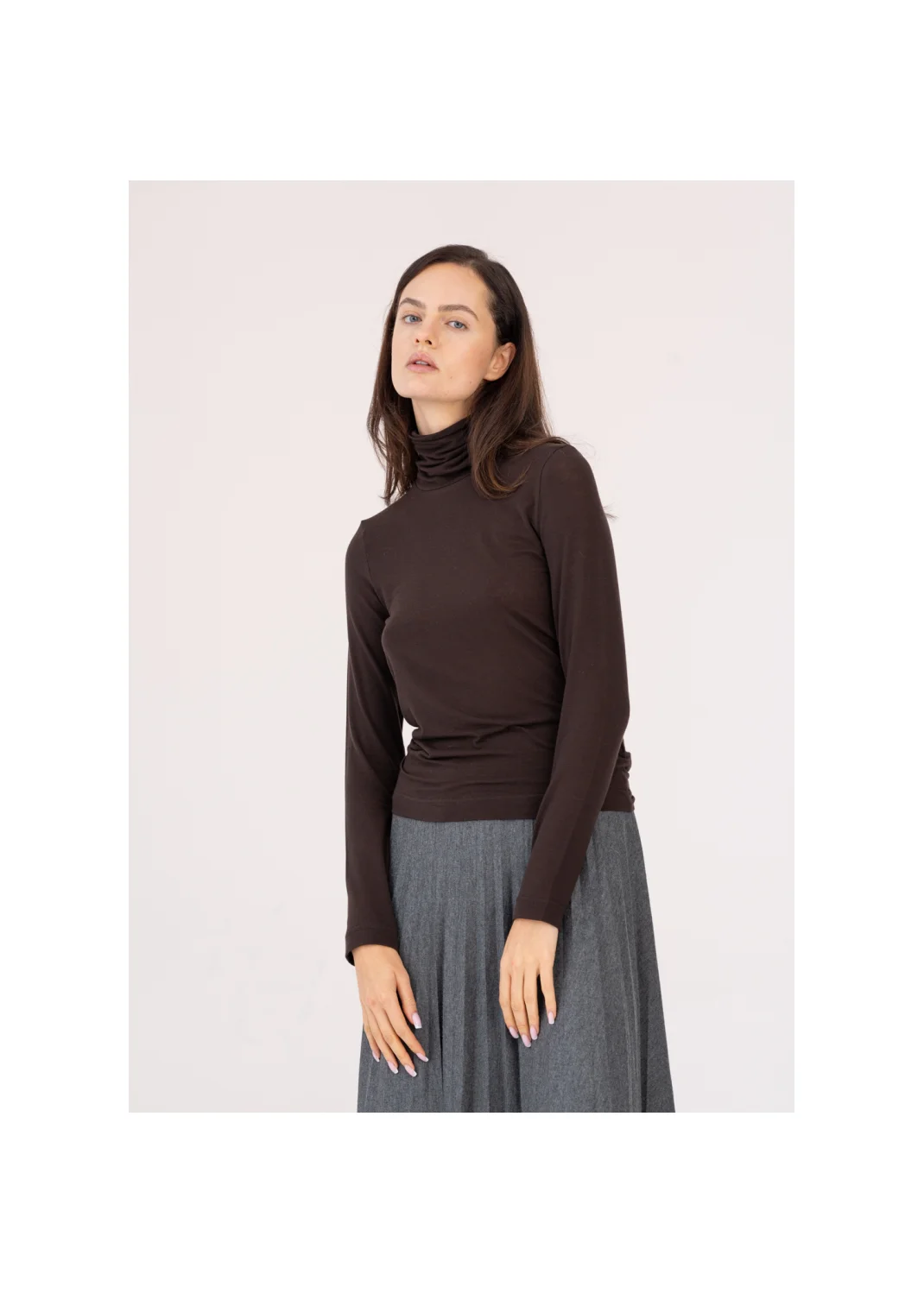 CASPIA brown turtleneck - 209717