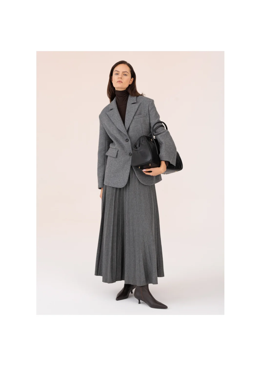 SOLEA gray melange blazer - 209811