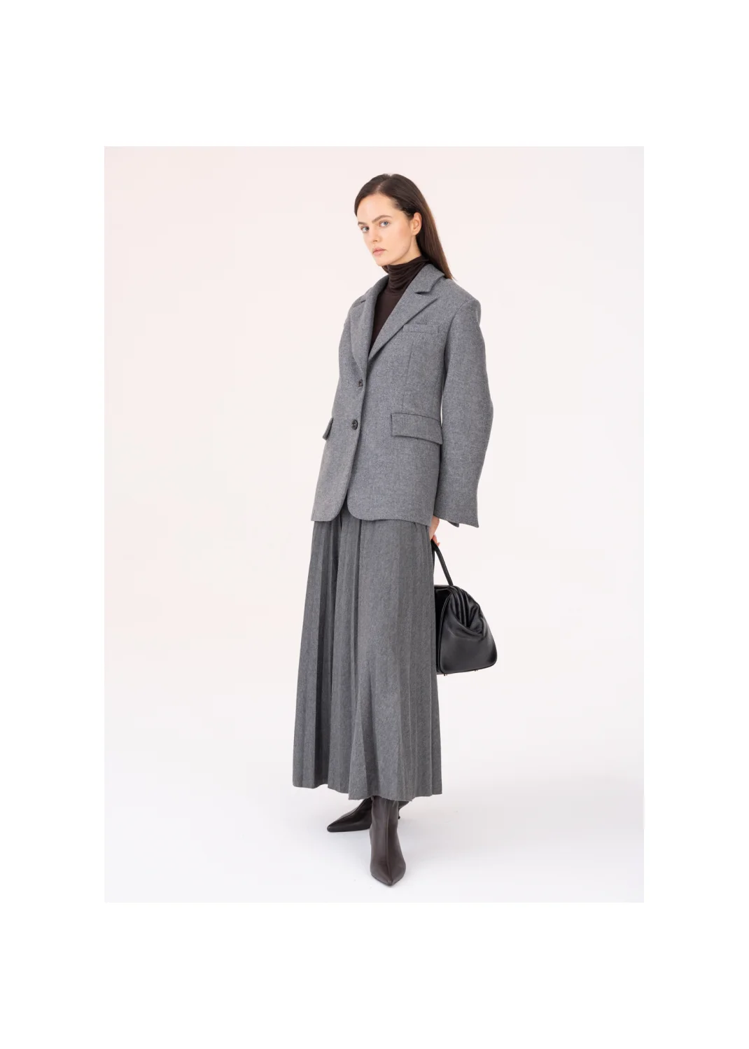 SOLEA gray melange blazer - 209812