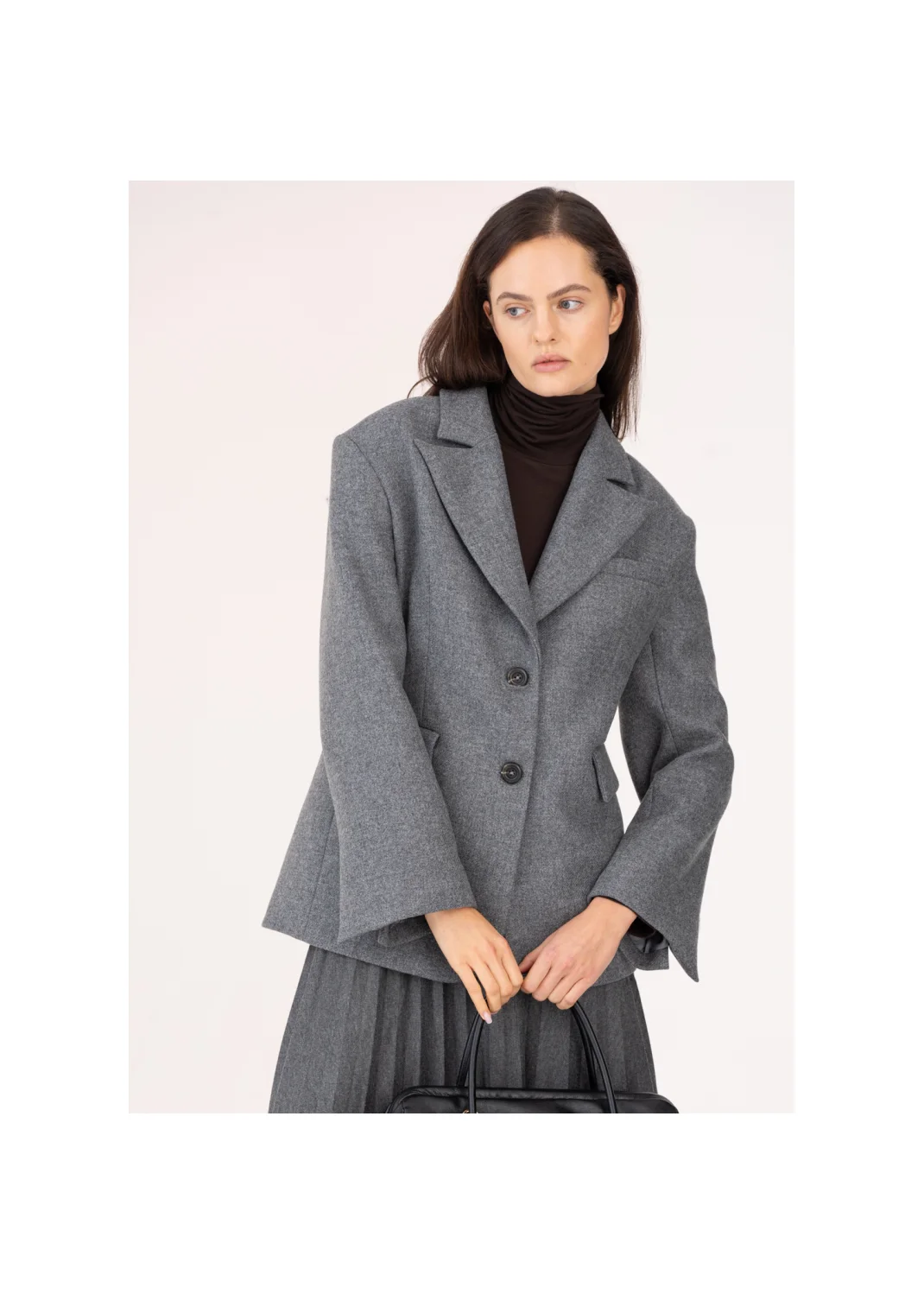 SOLEA gray melange blazer - 209813