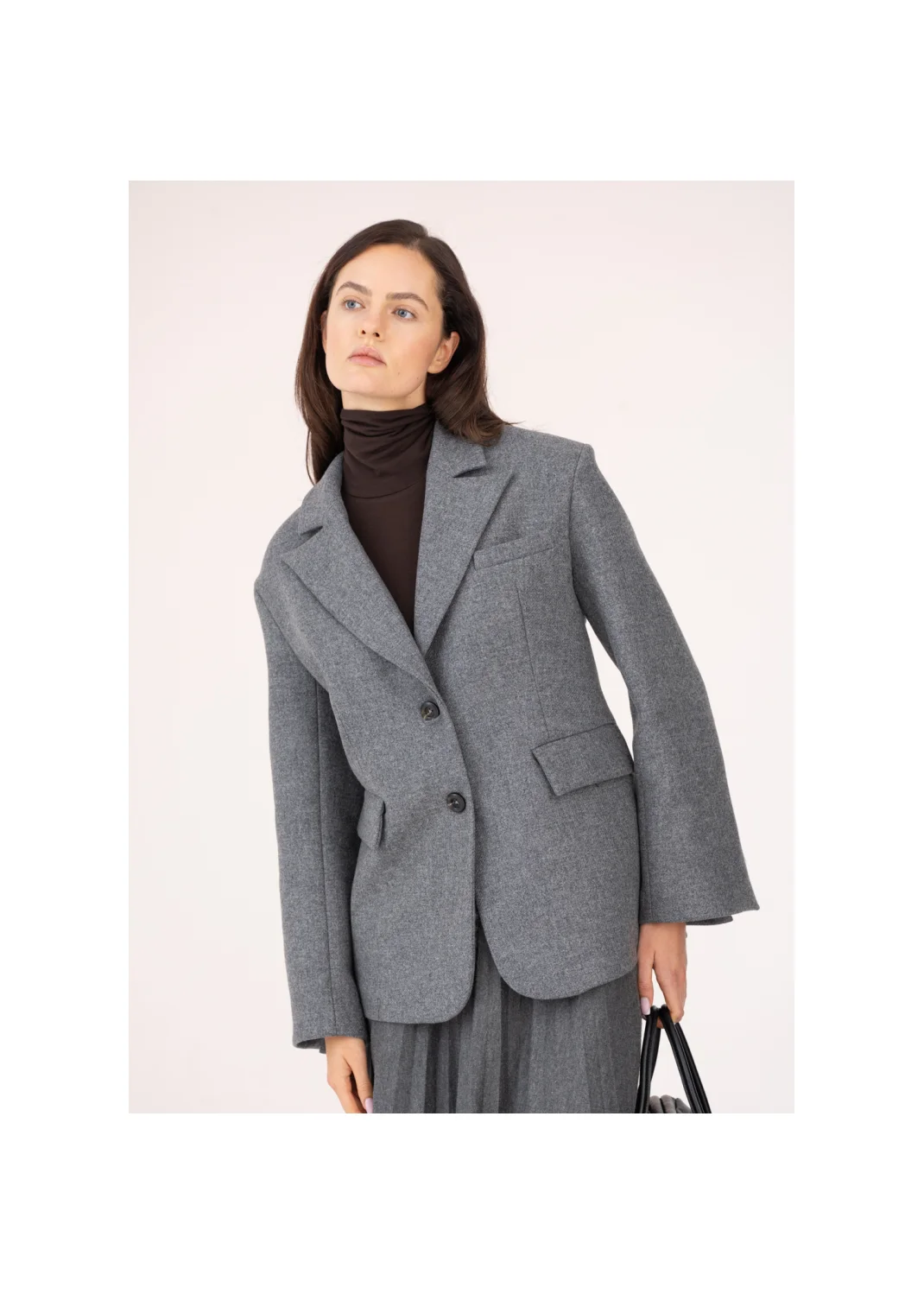 SOLEA gray melange blazer - 209815