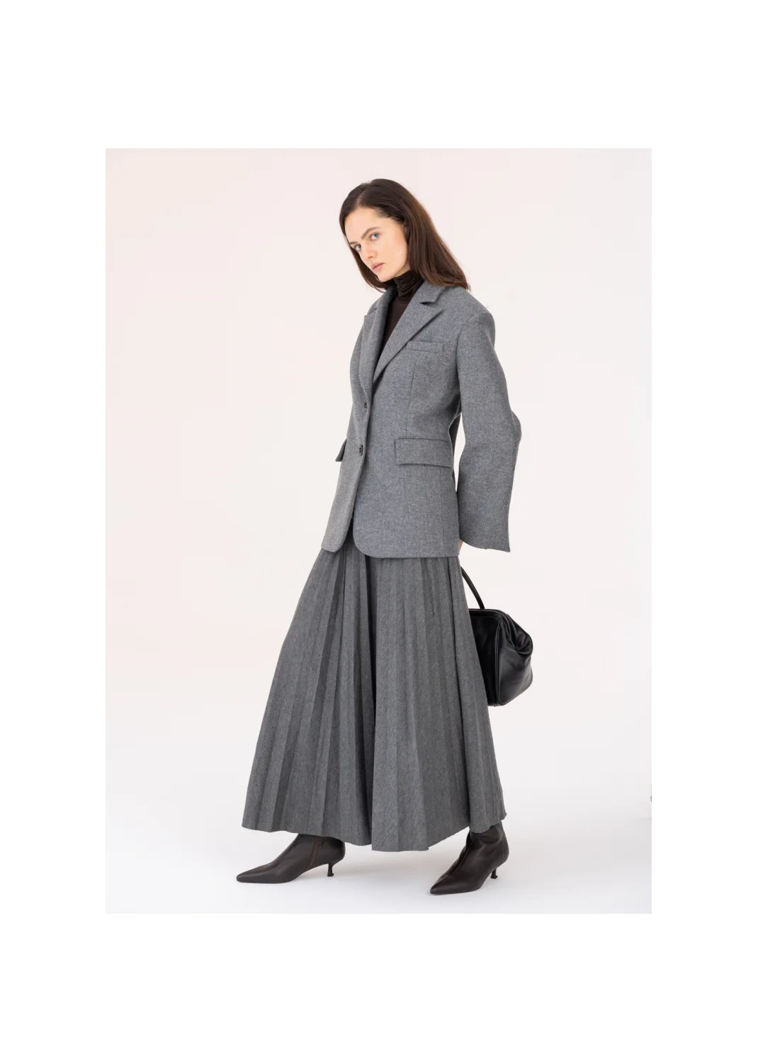 SOLEA gray melange blazer - 209816