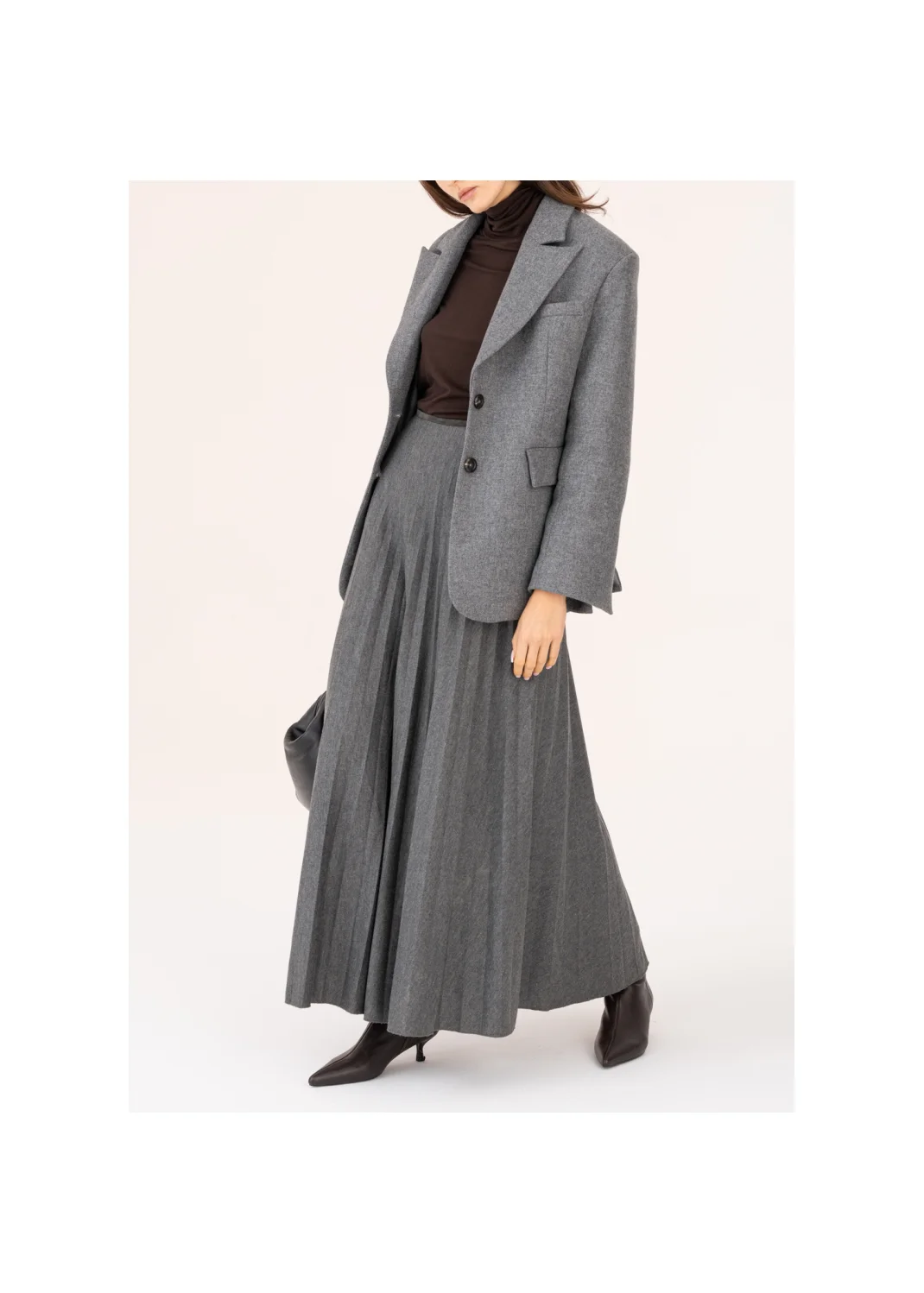 SOLEA gray melange blazer - 209817