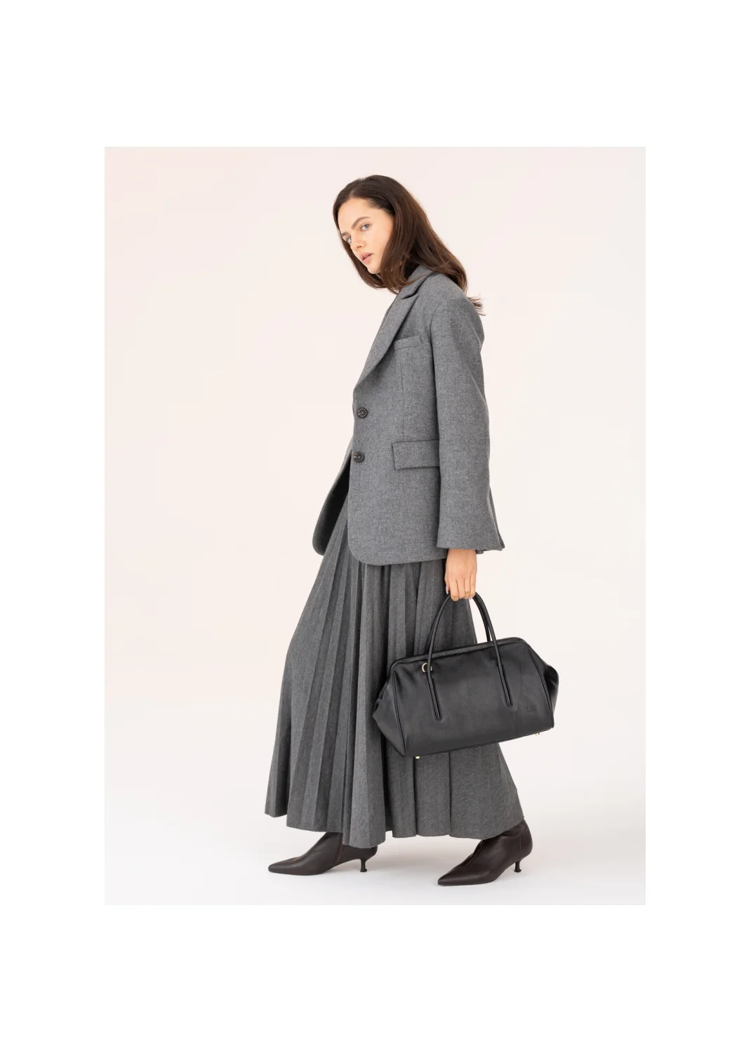 SOLEA gray melange blazer - 209818