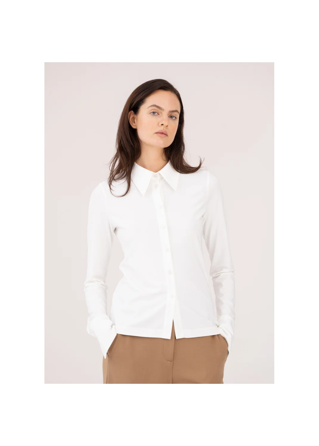 NERINE ecru shirt  - 209930