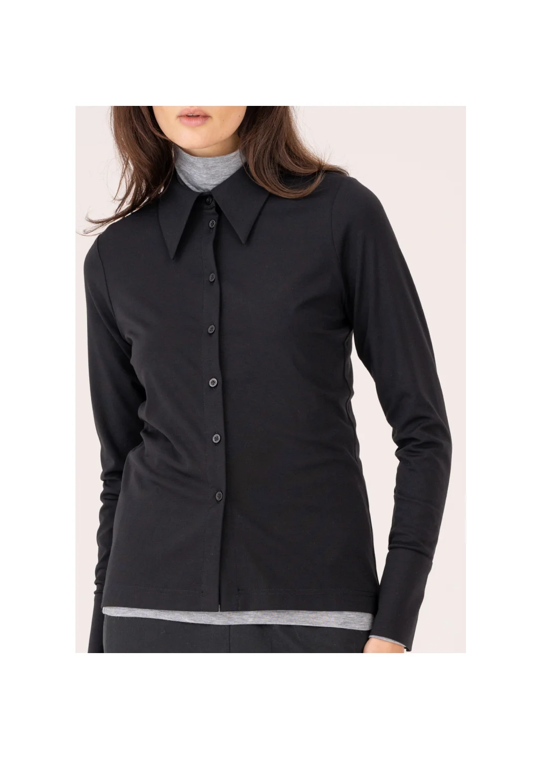 NERINE black shirt  - 209954