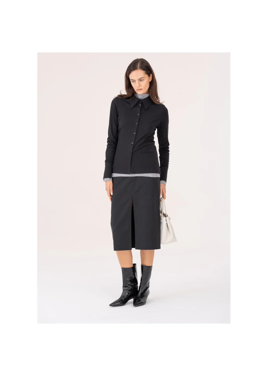 NERINE black shirt  - 209956